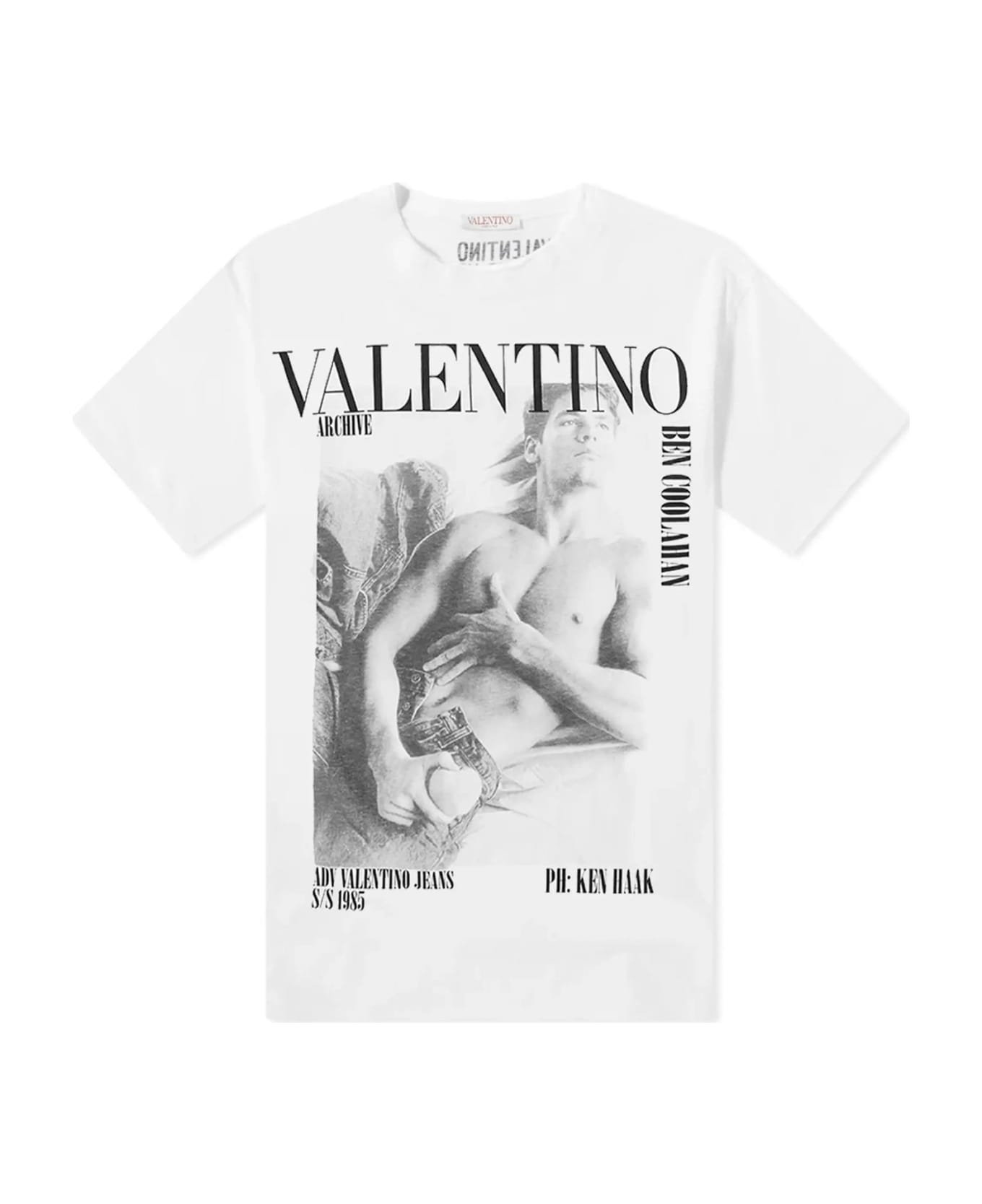 Valentino Archive Print T-shirt - White シャツ