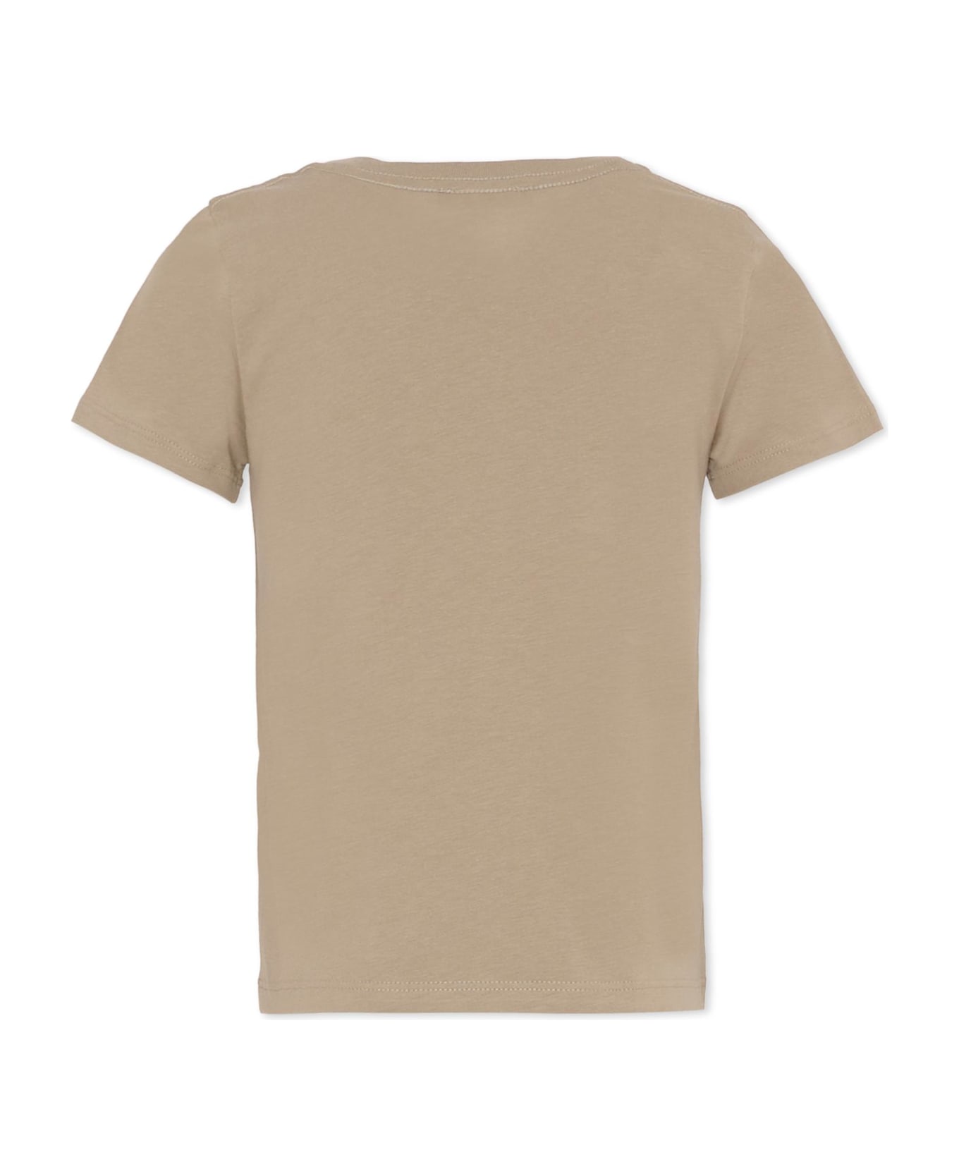 Chloé Grey T-shirt For Girl With Velvet Logo - Grey