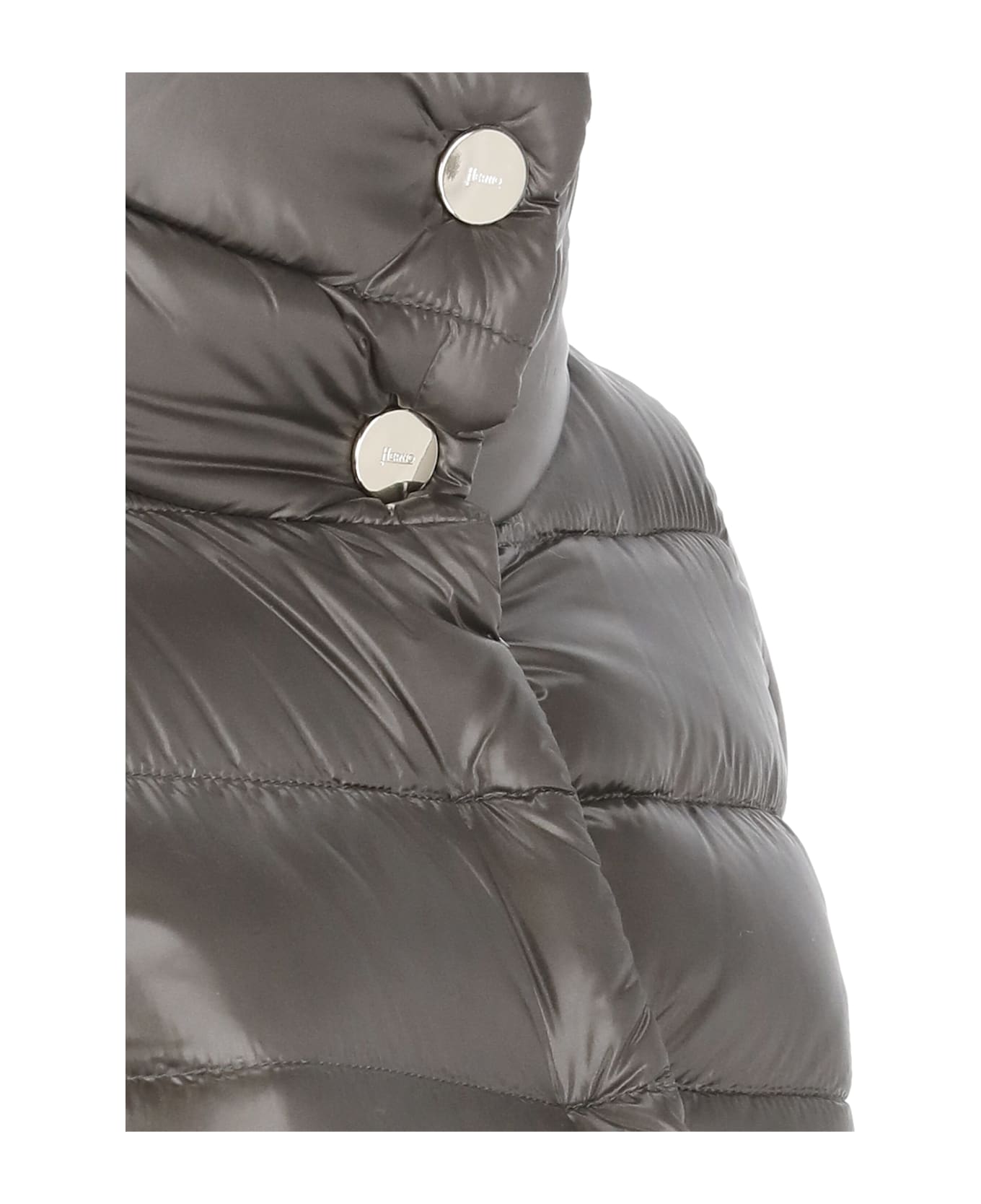 Herno Grey 200 G Ultralight Nylon Amilia Coat - Grey
