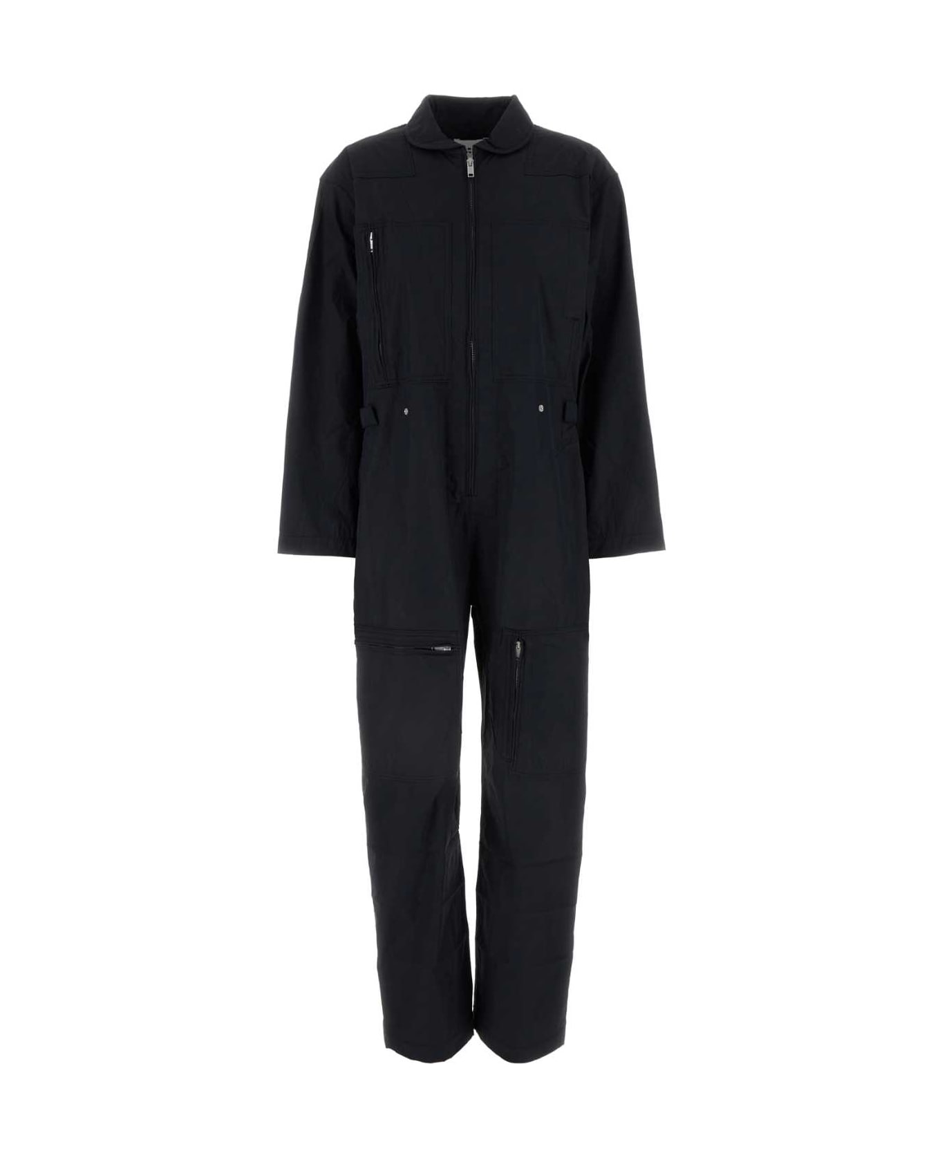 Marant Étoile Black Cotton Blend Rabbia Jumpsuit - FADEDBLACK