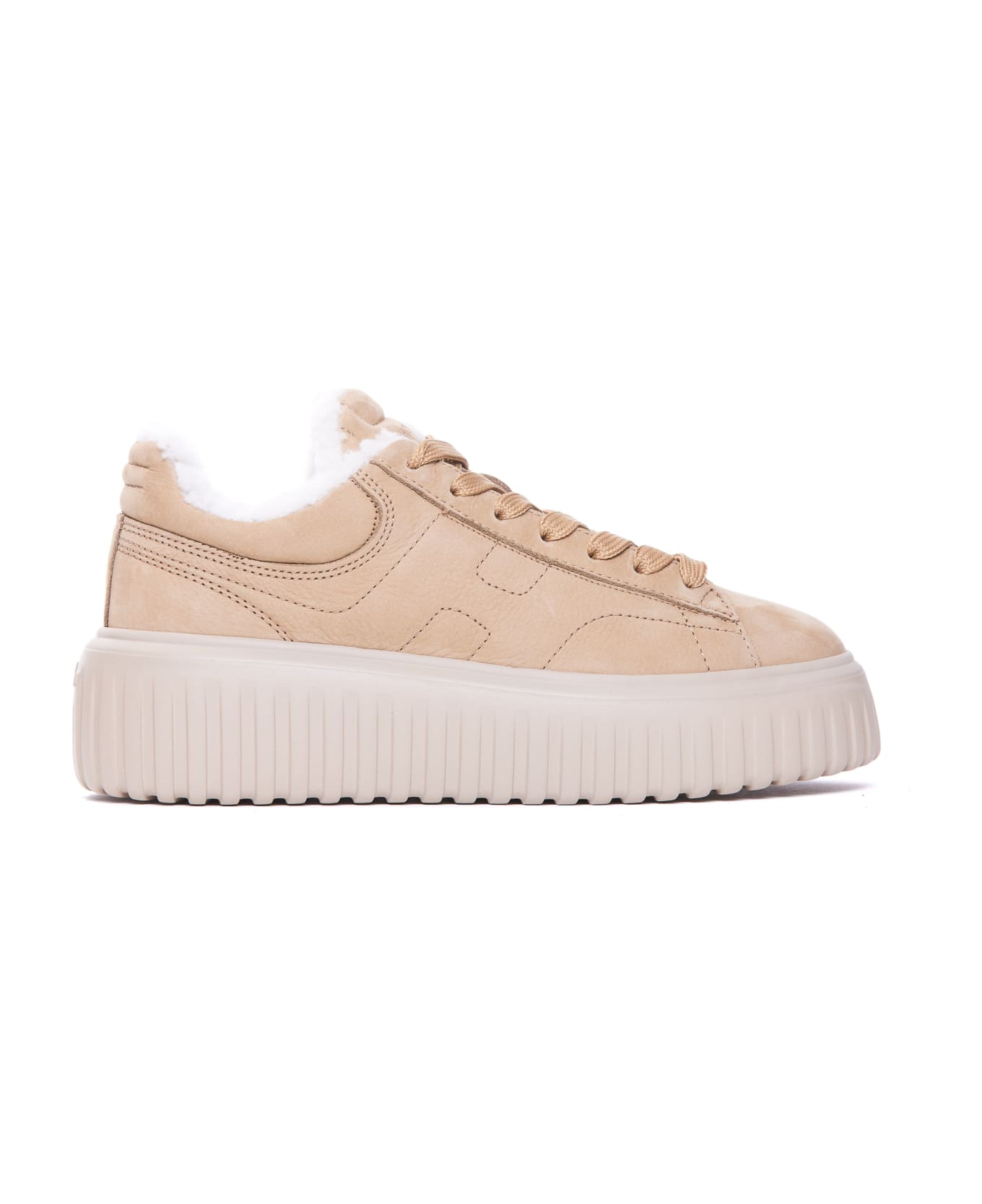 Hogan H-stripes Sneakers - Beige