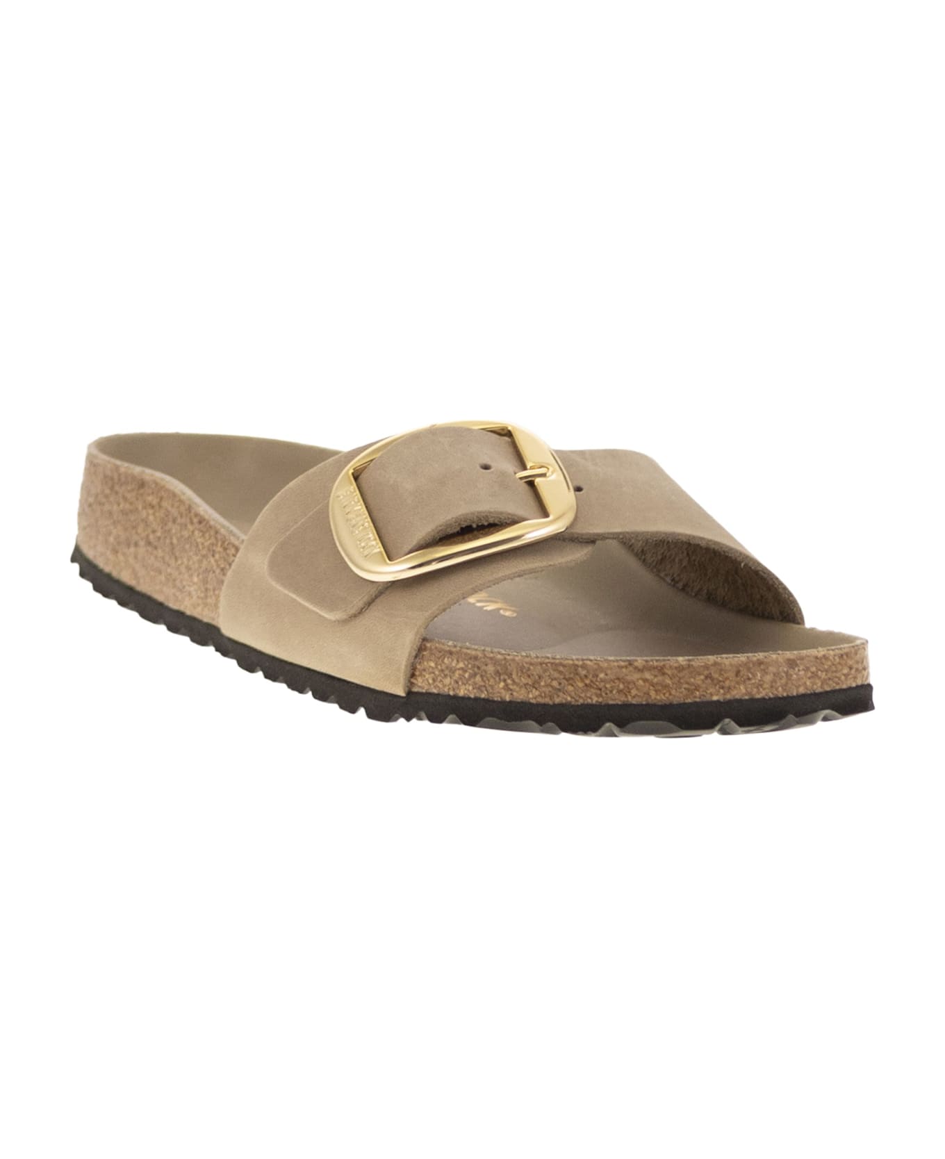 Birkenstock Madrid Big Buckle - Flat Sandal - Beige サンダル