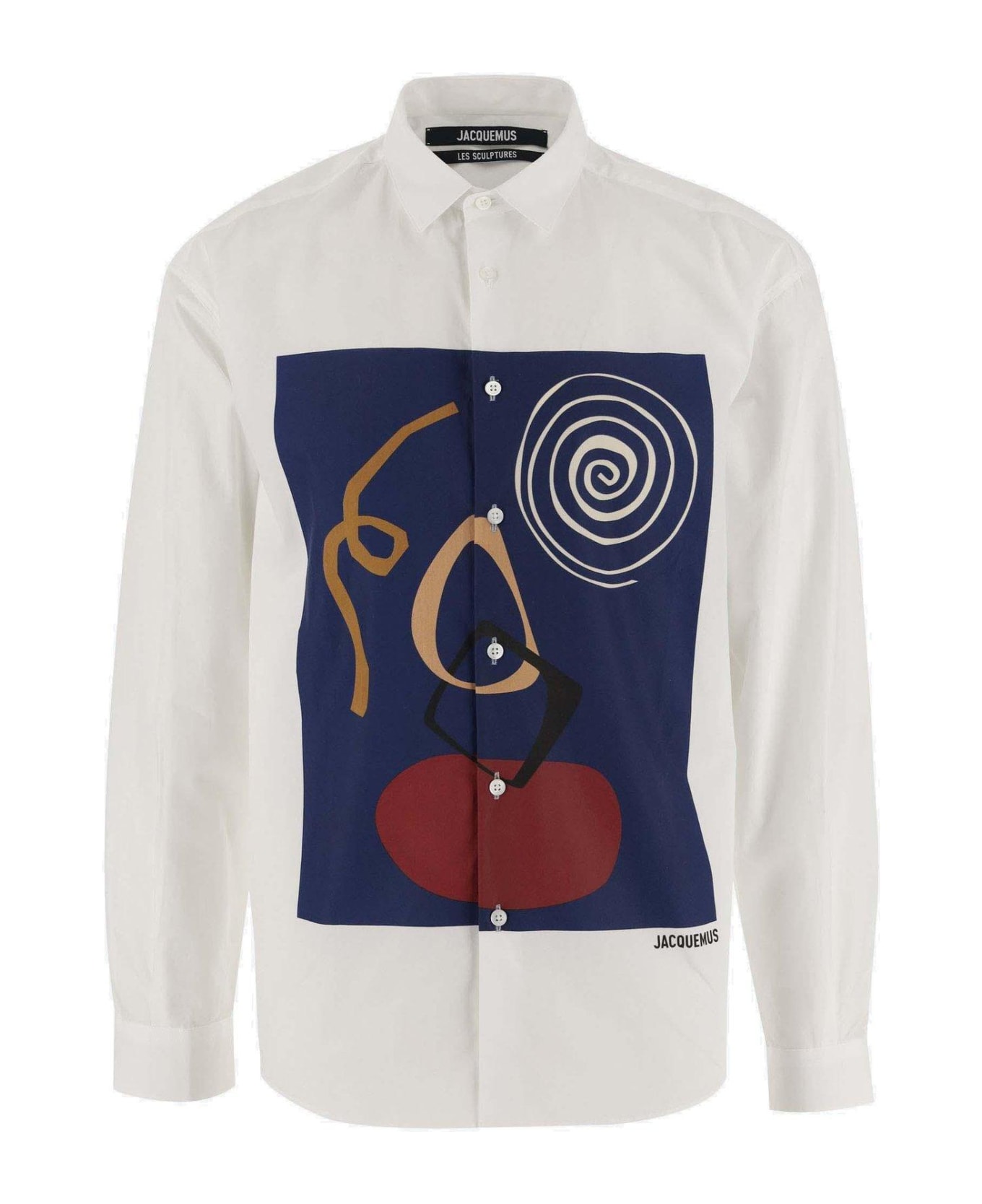 Jacquemus Arty Paint Long-sleeve Shirt - Red