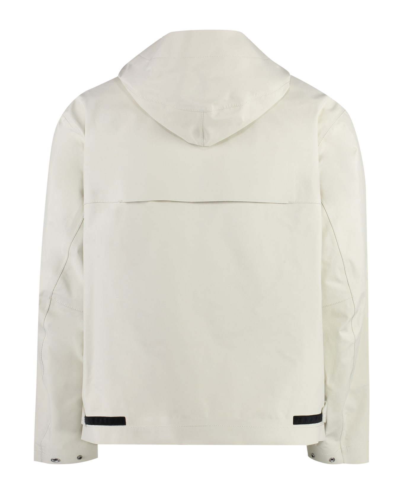 Stone Island Technical Fabric Hooded Jacket - Ivory レインコート