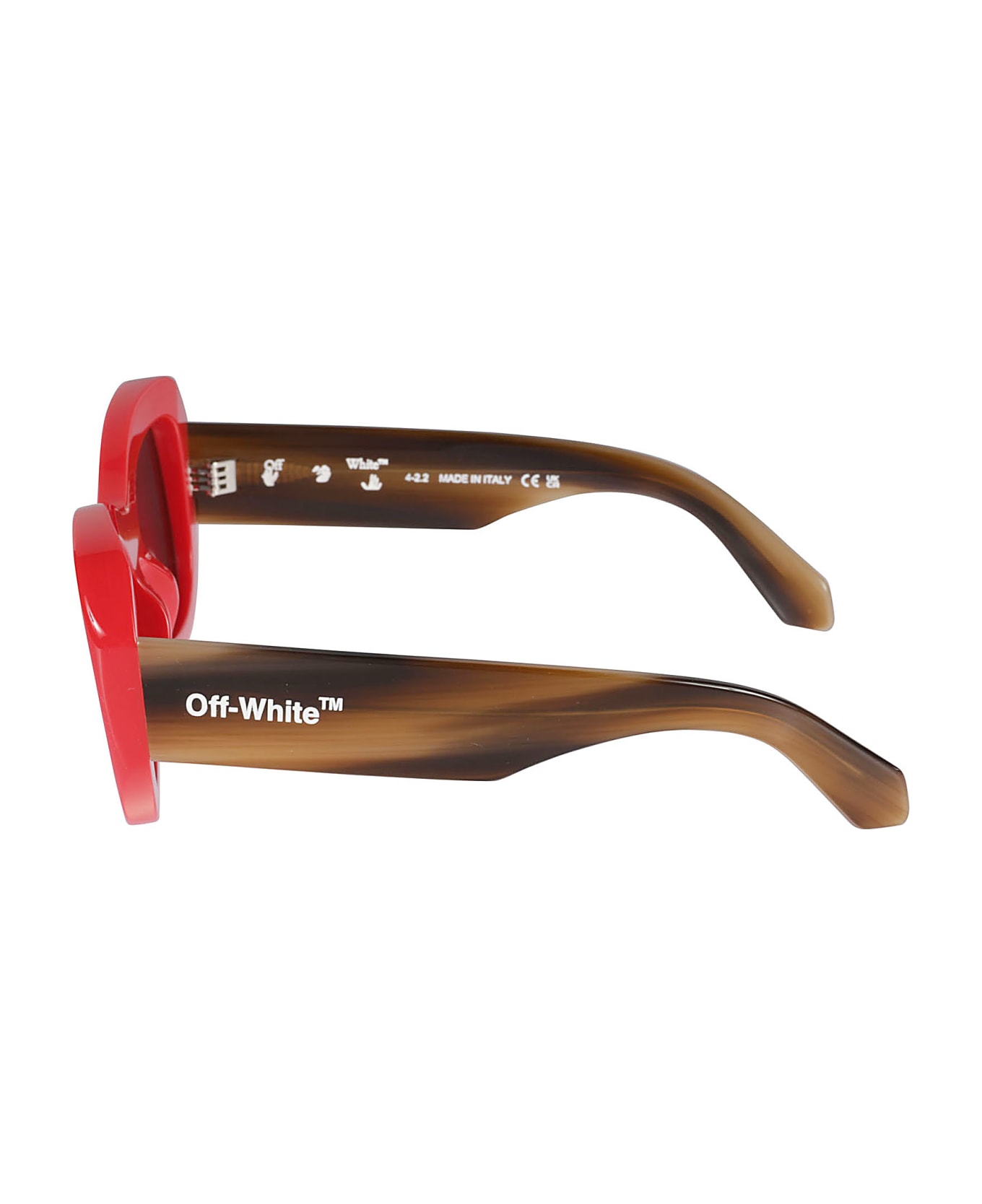 Off-White Pablo Sunglasses Mirror - Red
