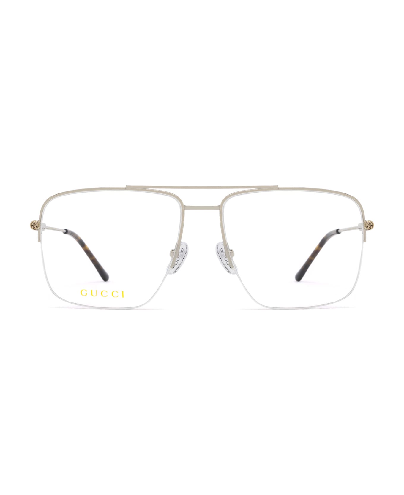 Gucci Eyewear Gg1415o Silver Glasses - Silver アイウェア