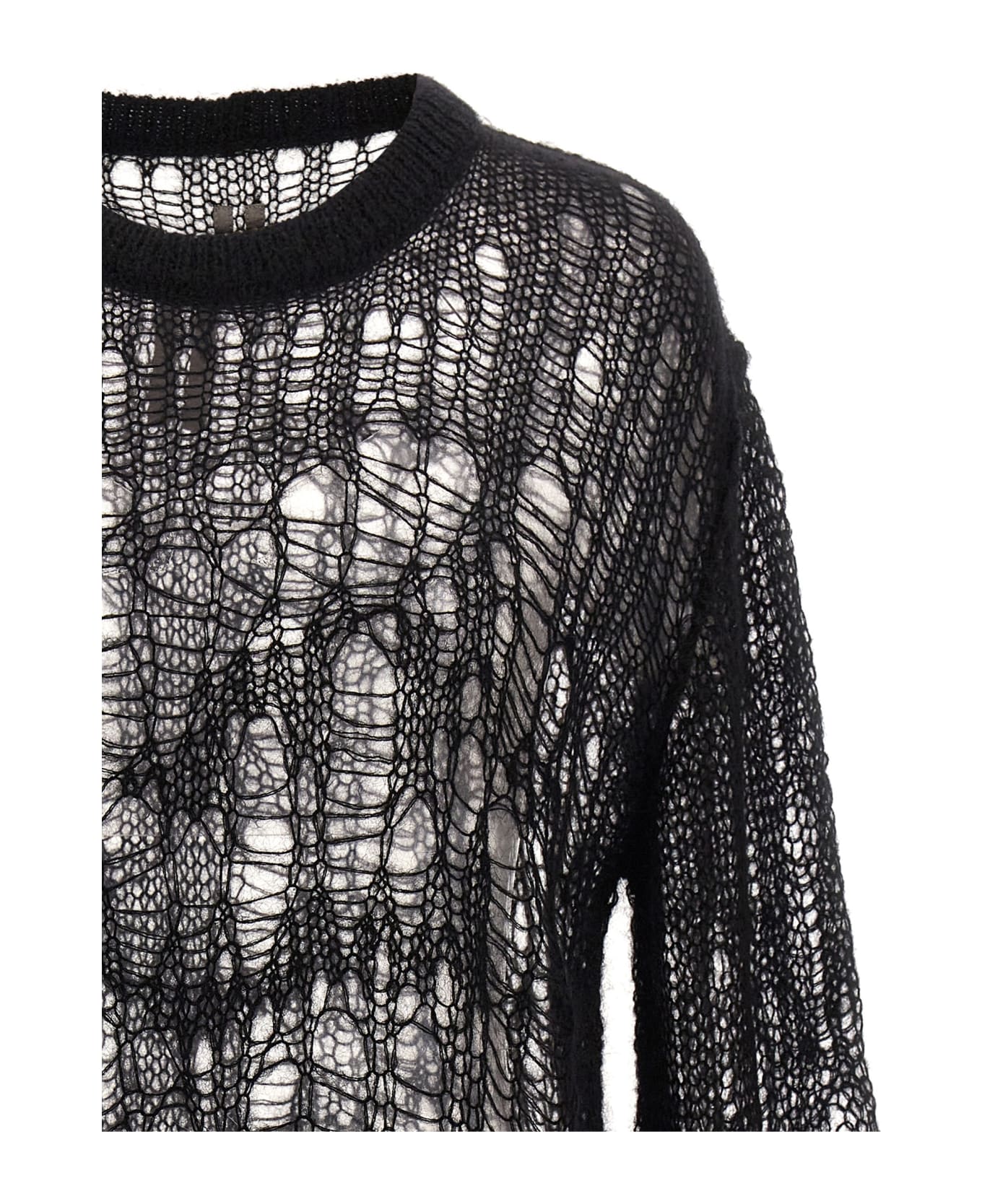 Rick Owens 'biker Level' Sweater - Black