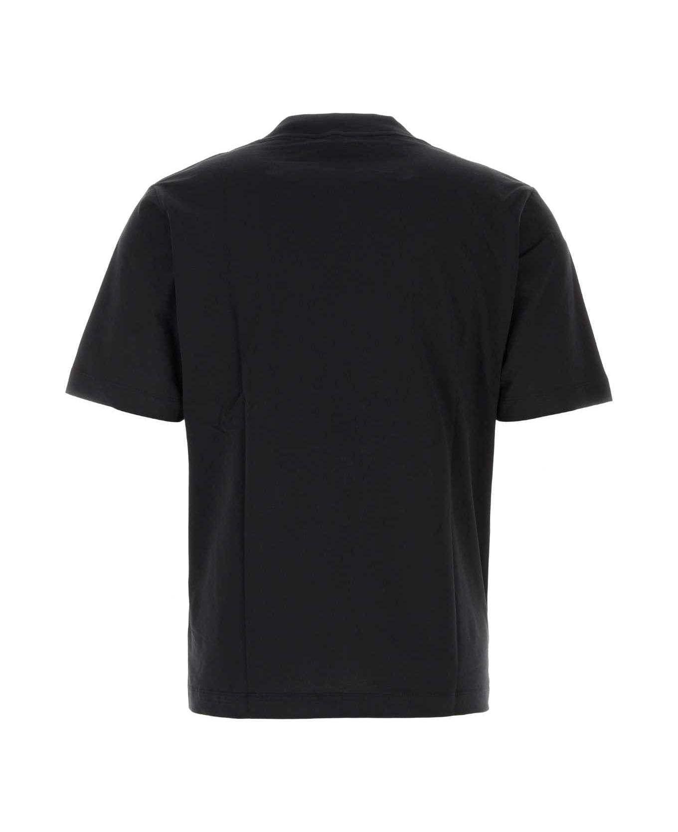 Études Black Cotton T-shirt - BLACK シャツ