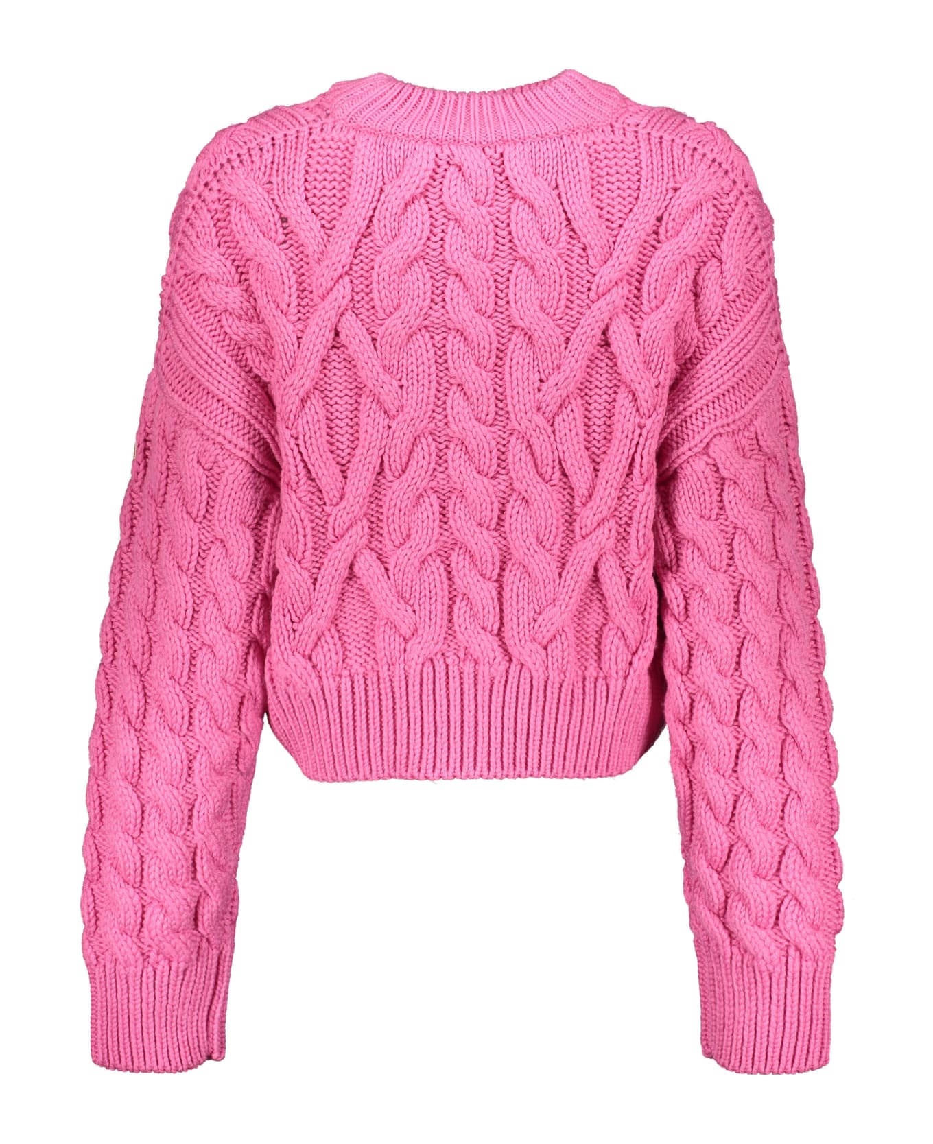 Moncler Grenoble Tricot-knit Wool Sweater - Pink ニットウェア