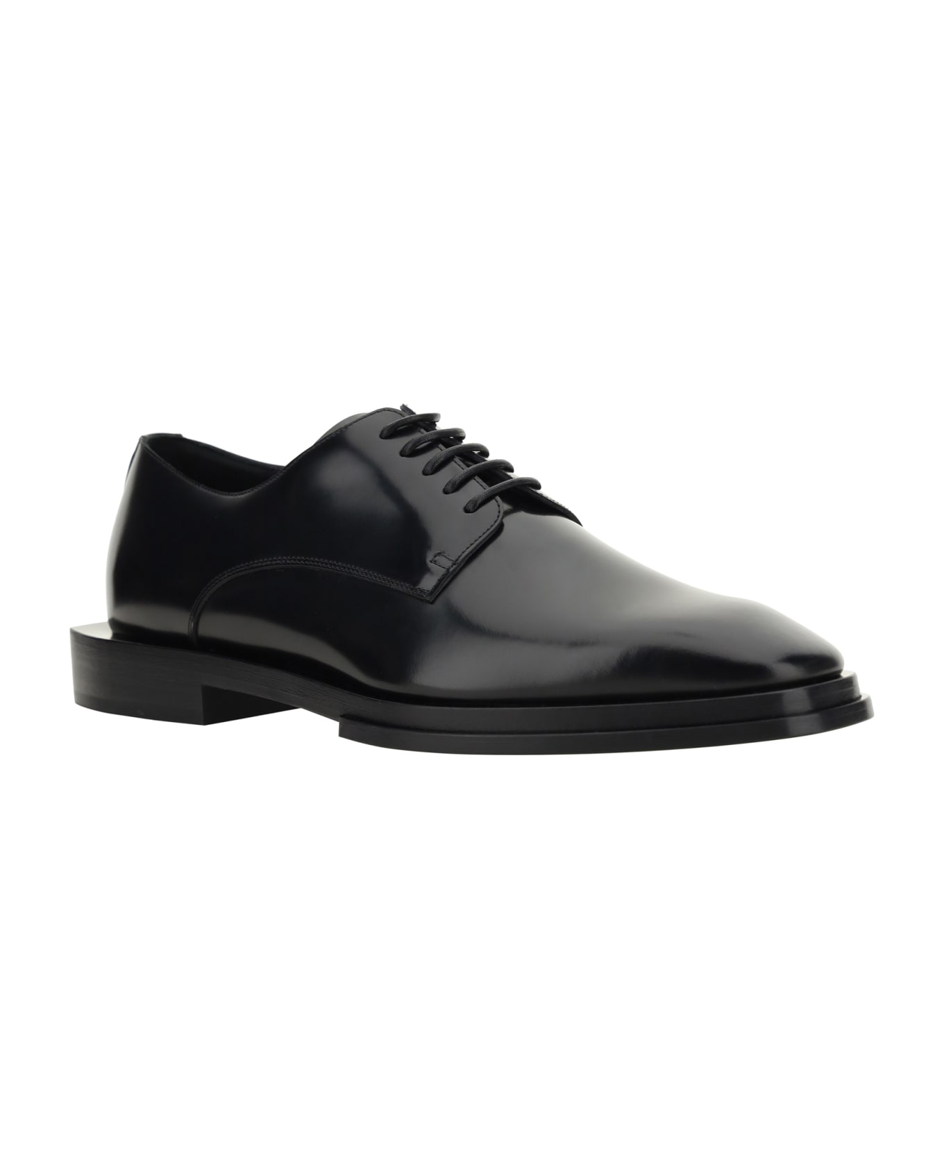 Alexander McQueen Lace Up Shoes - Black/silver