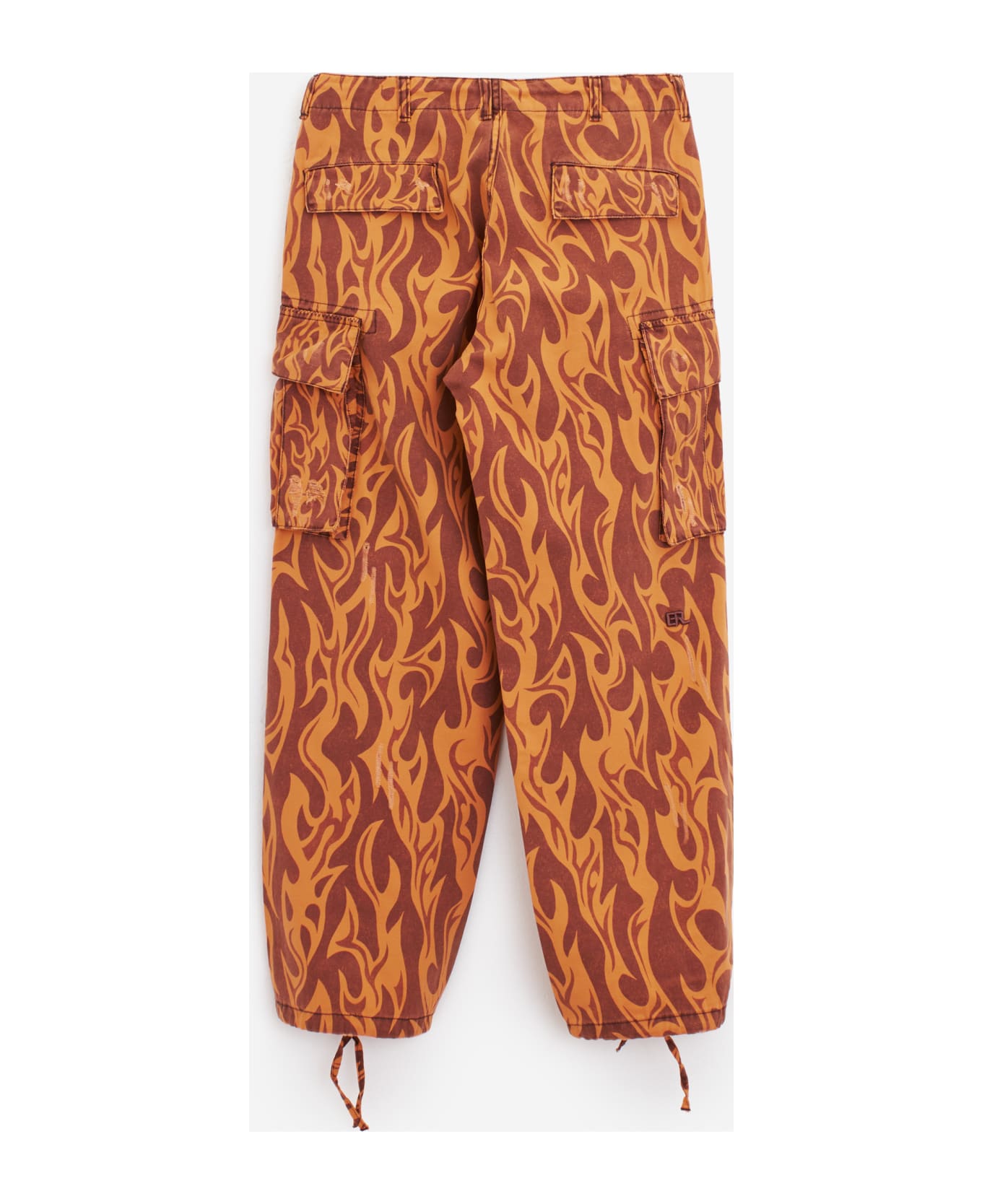 ERL Printed Cargo Pants - orange ボトムス