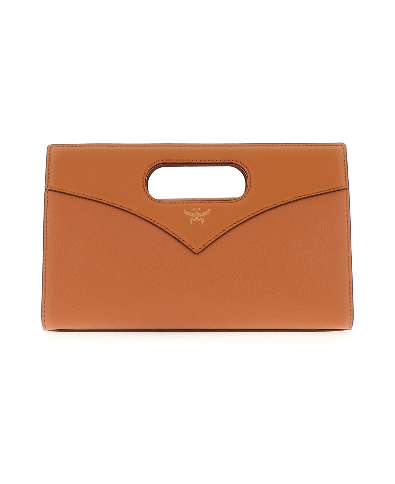ハンドバッグ MCM CARAMEL LEATHER MINI SOFT DIAMOND HANDBAG MCM Caramel Leather Mini Soft Diamond Handbag | italist