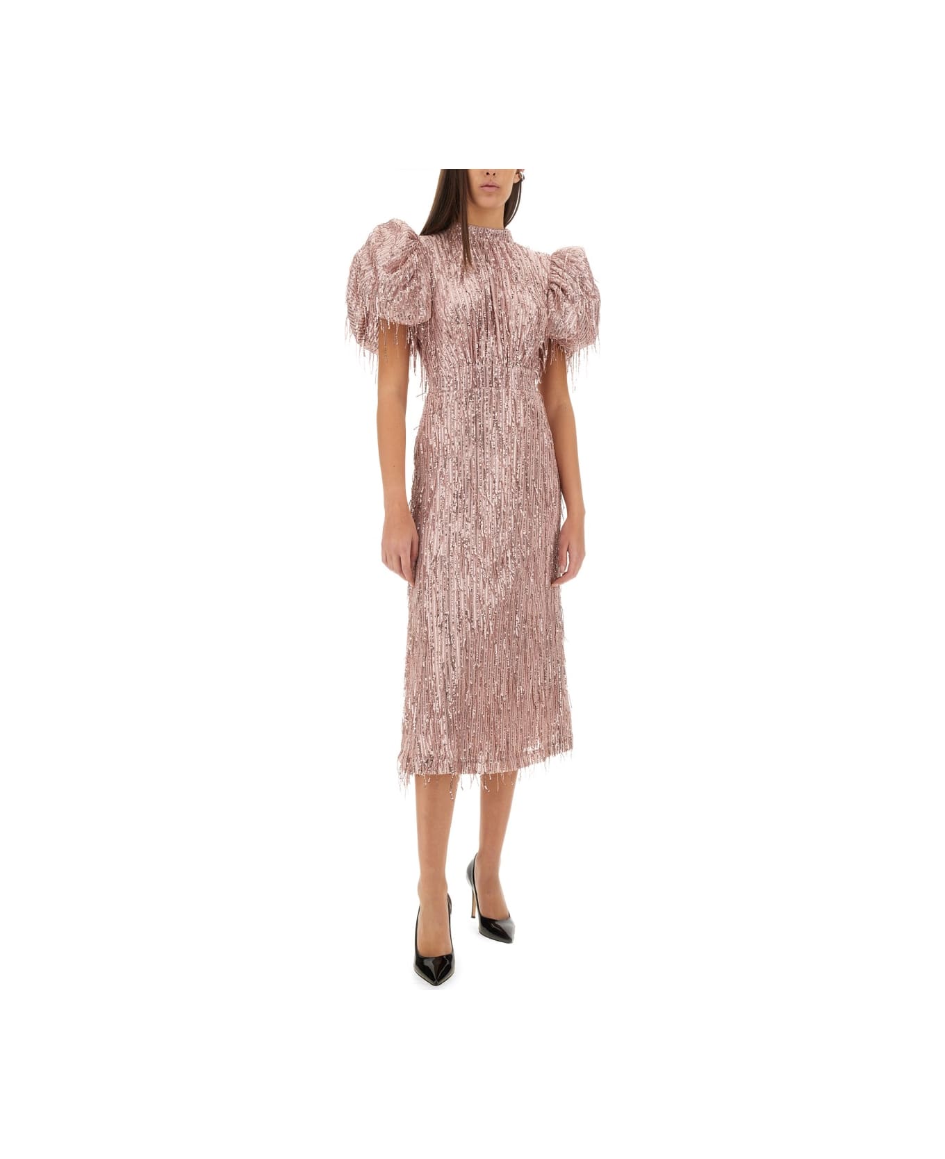 Rotate by Birger Christensen Mini Dress With Bangs - Non definito