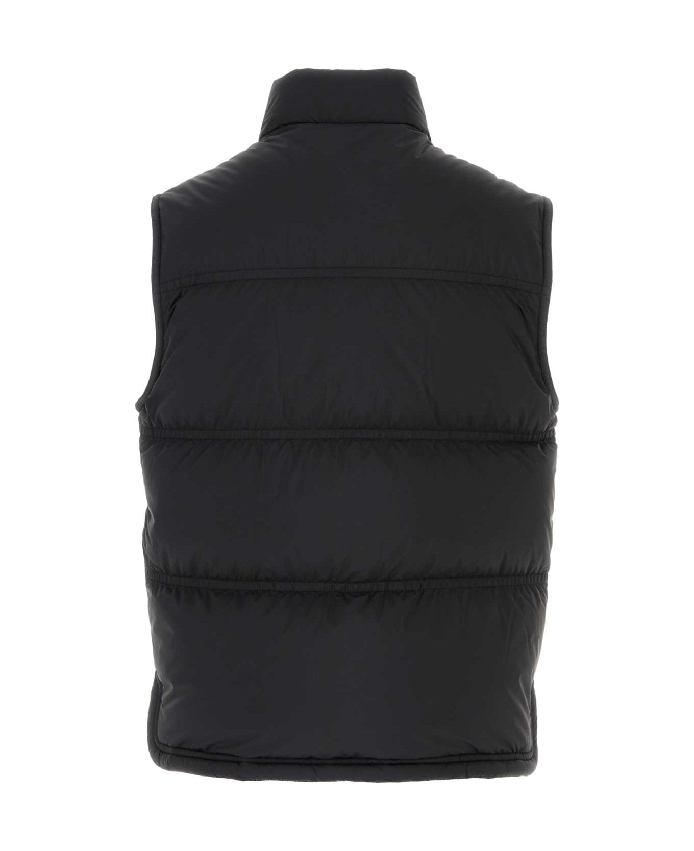 Moncler Grenoble Black Nylon Aul Sleeveless Down Jacket - 999