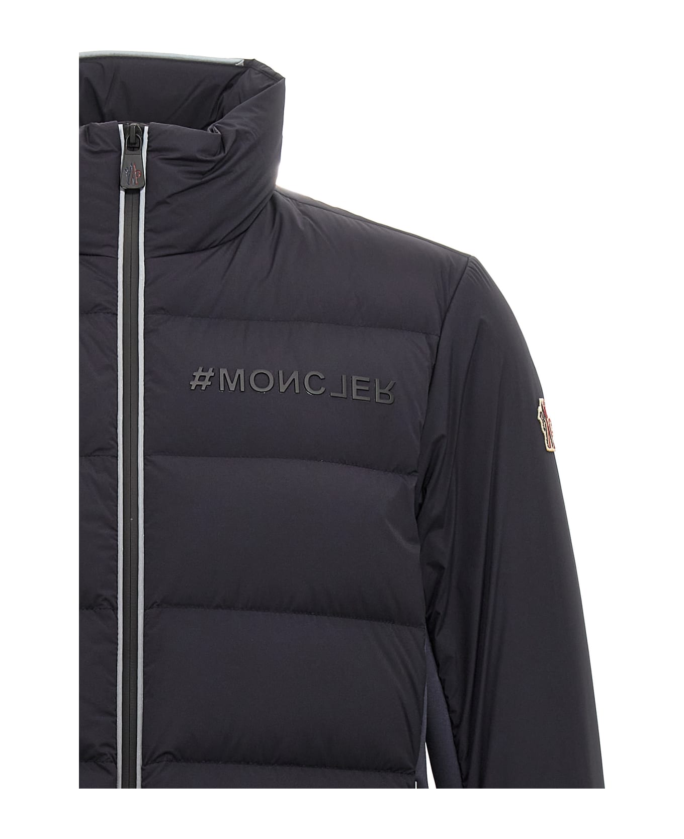 Moncler Grenoble 'pocol' Down Jacket - GREY/BLACK