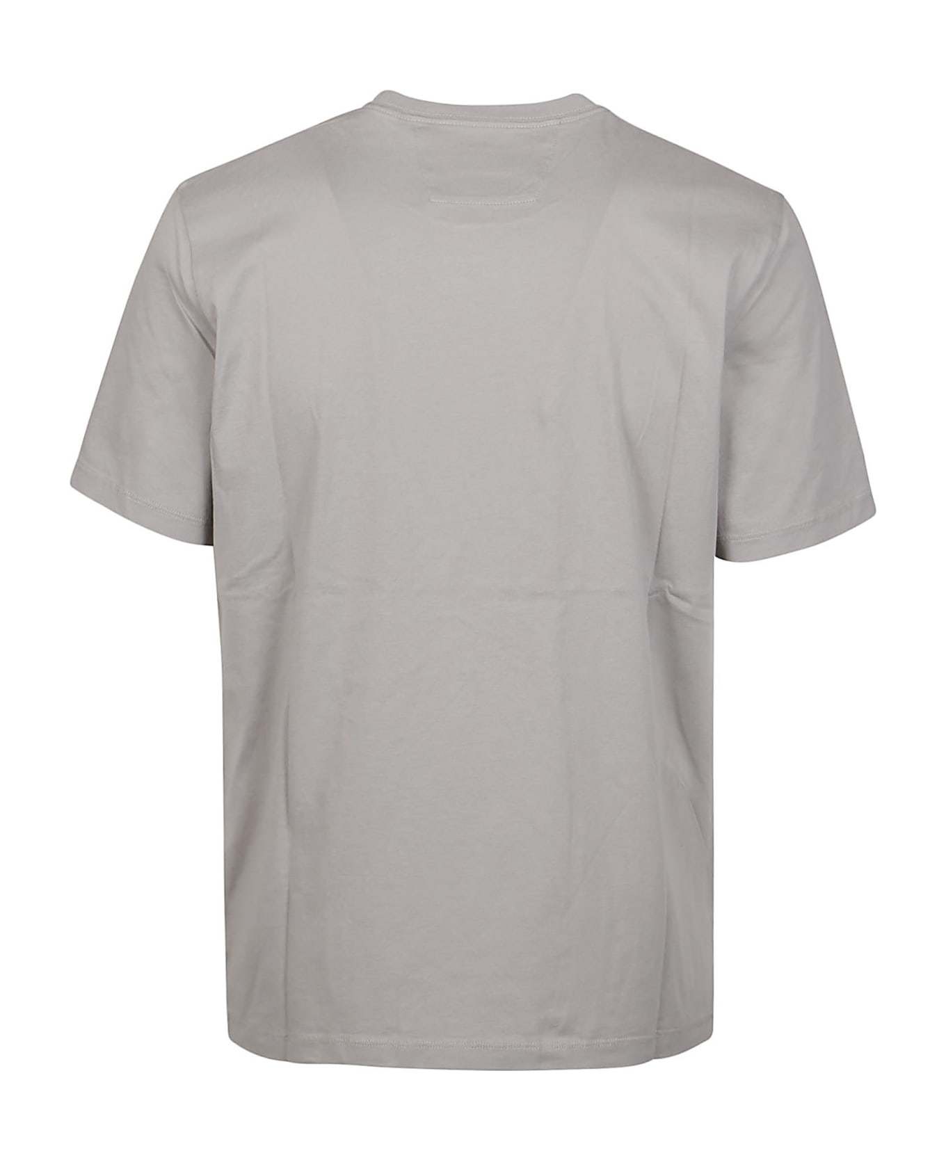 C.P. Company 30/1 Jersey Logo T-shirt - Drizzle Grey シャツ