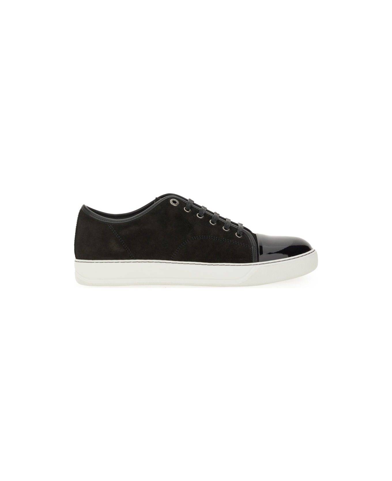 Lanvin Suede Sneaker - BLACK