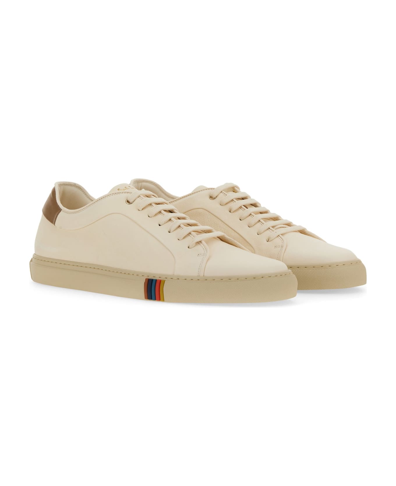 Paul Smith Sneaker With Logo - Bianco スニーカー