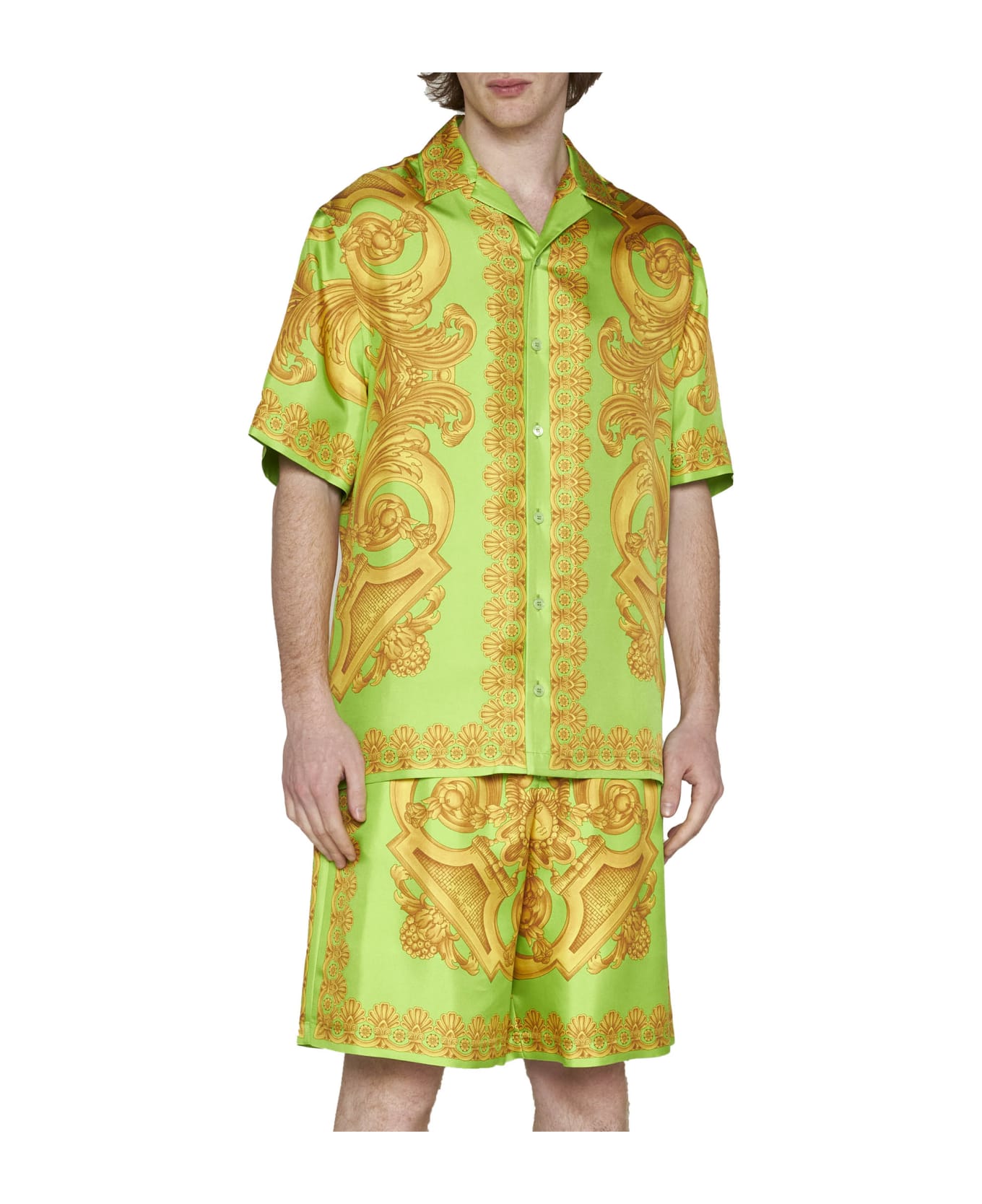Versace Shorts - Lime gold