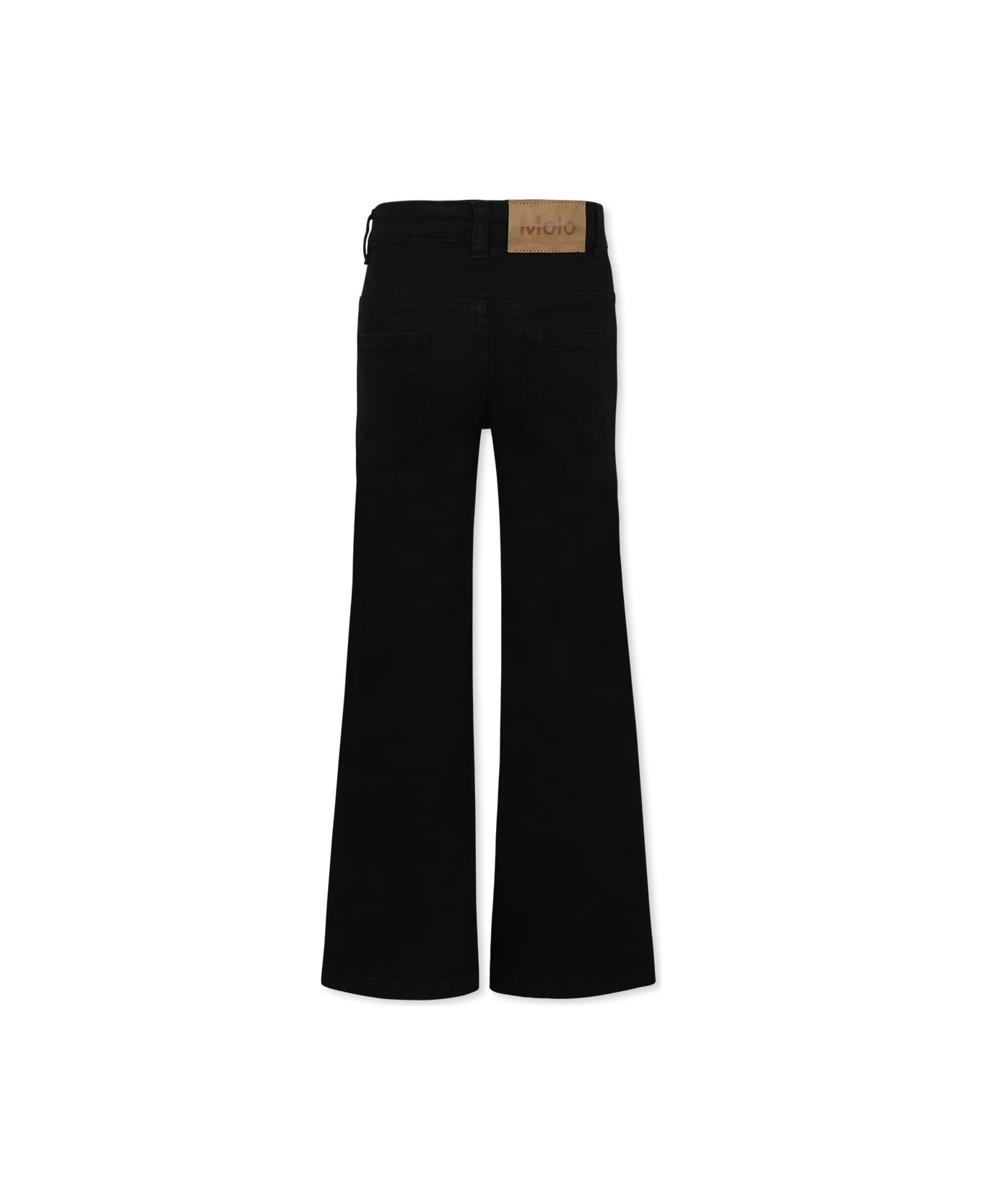Molo Black Jeans For Girl - Black