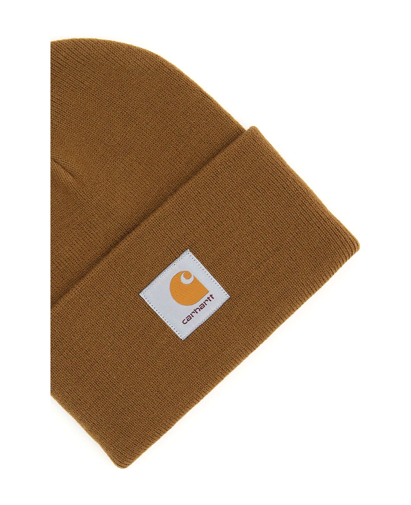 Carhartt Beanie Hat With Logo Patch - Hamilton brown