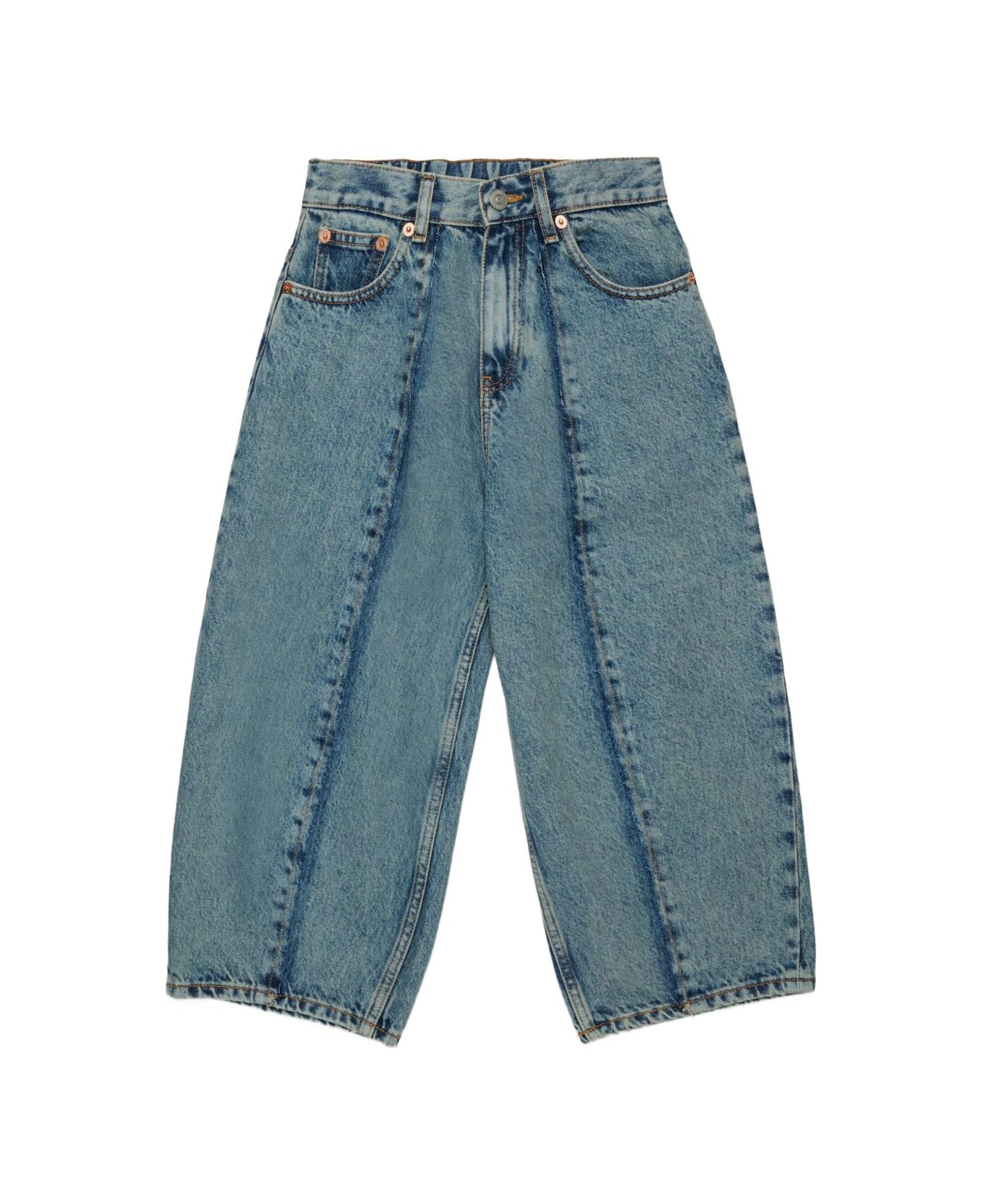 MM6 Maison Margiela Kids Wide-leg Jeans - Blue