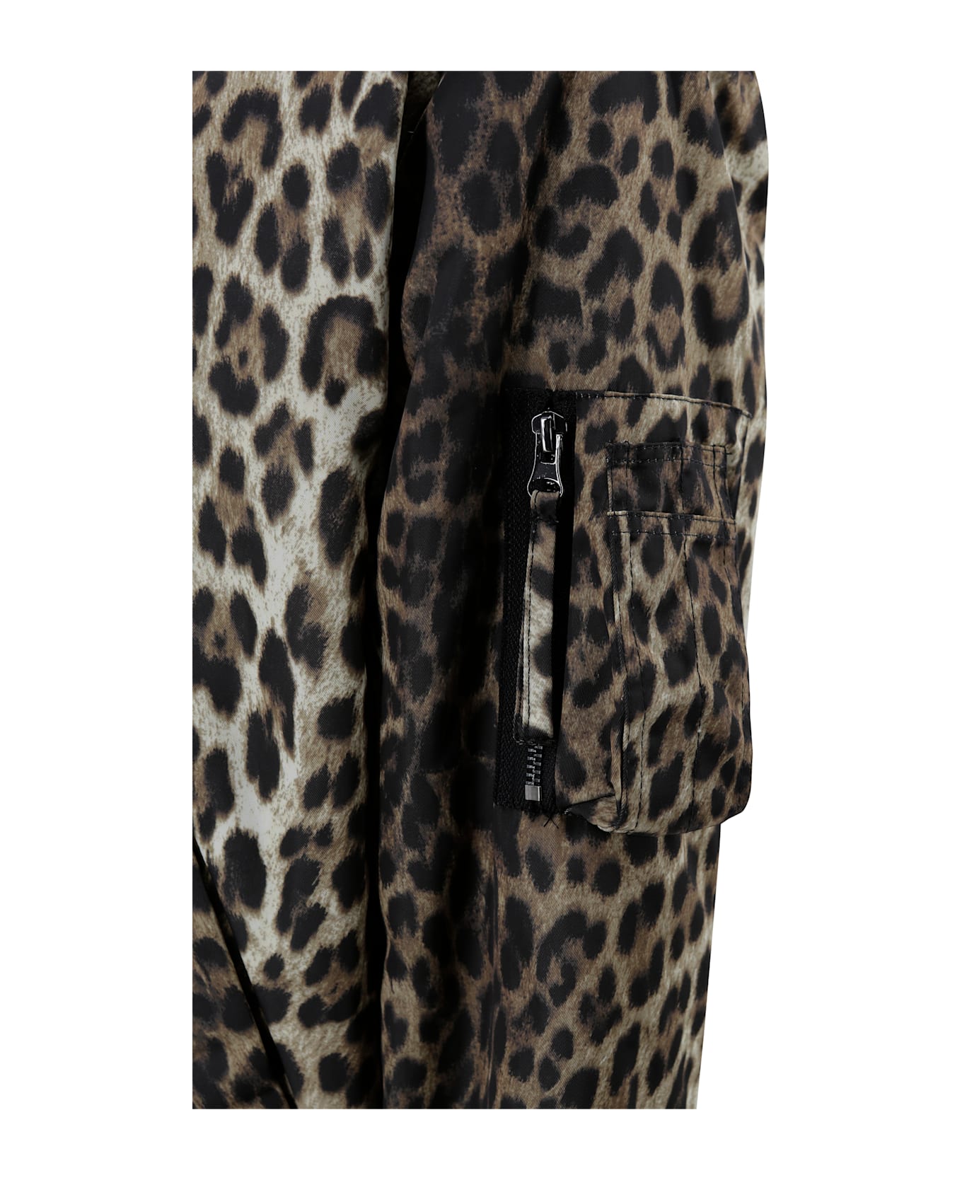Parosh Reversible Spotted Bomber Jacket - Brown