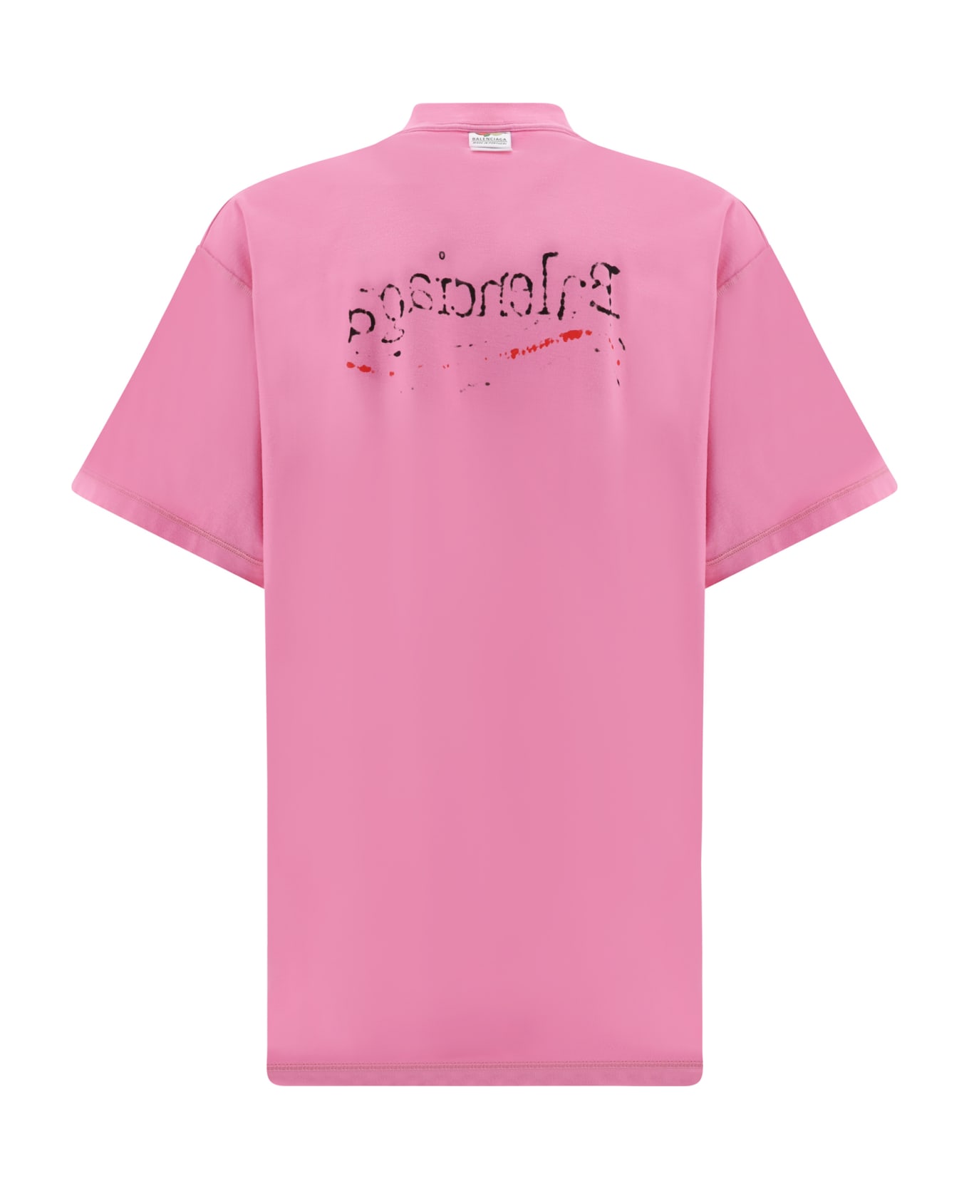 Balenciaga Cotton T-shirt - Pink & Purple