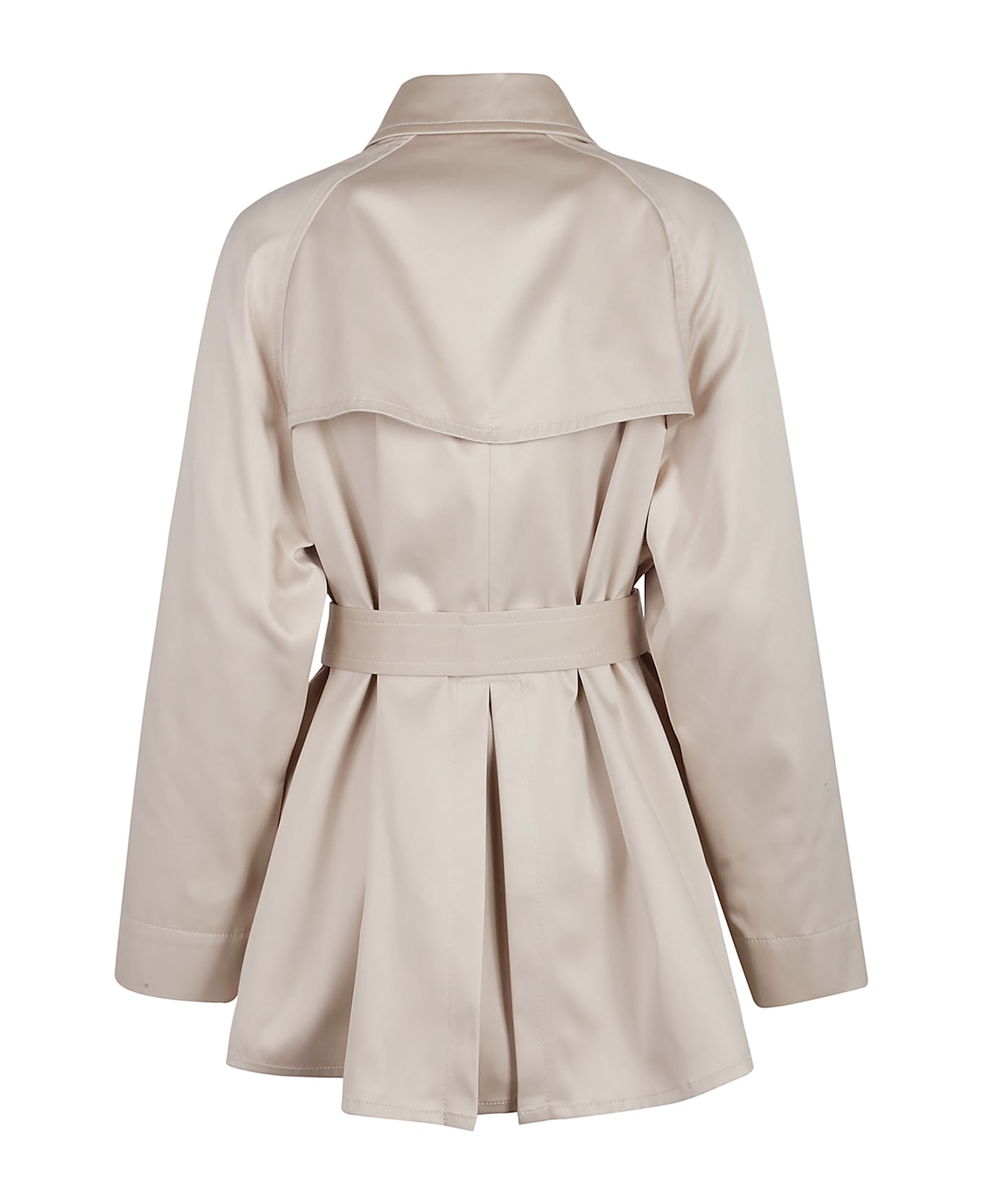 Fay Trench Coat In Technical Poplin - Carne Medio