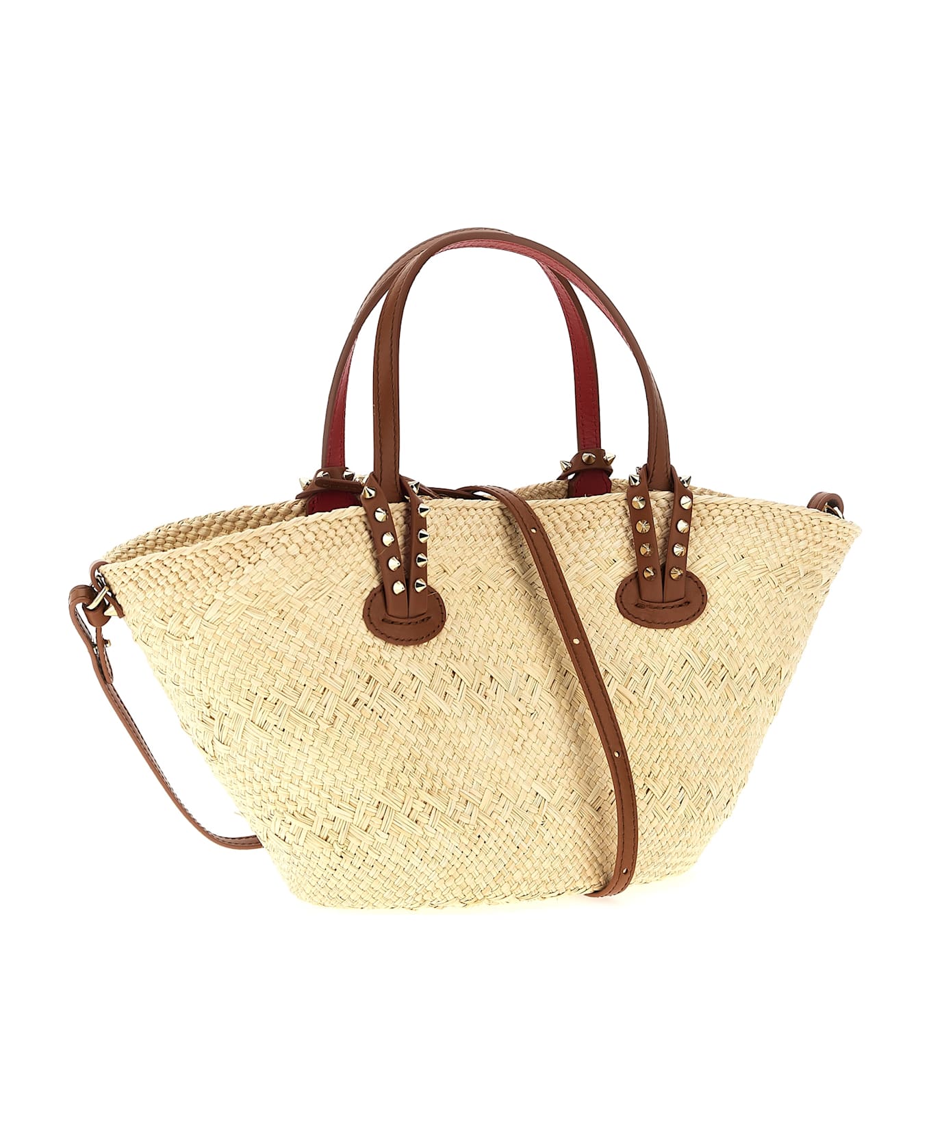 Christian Louboutin 'cabata' Mini Handbag - Beige