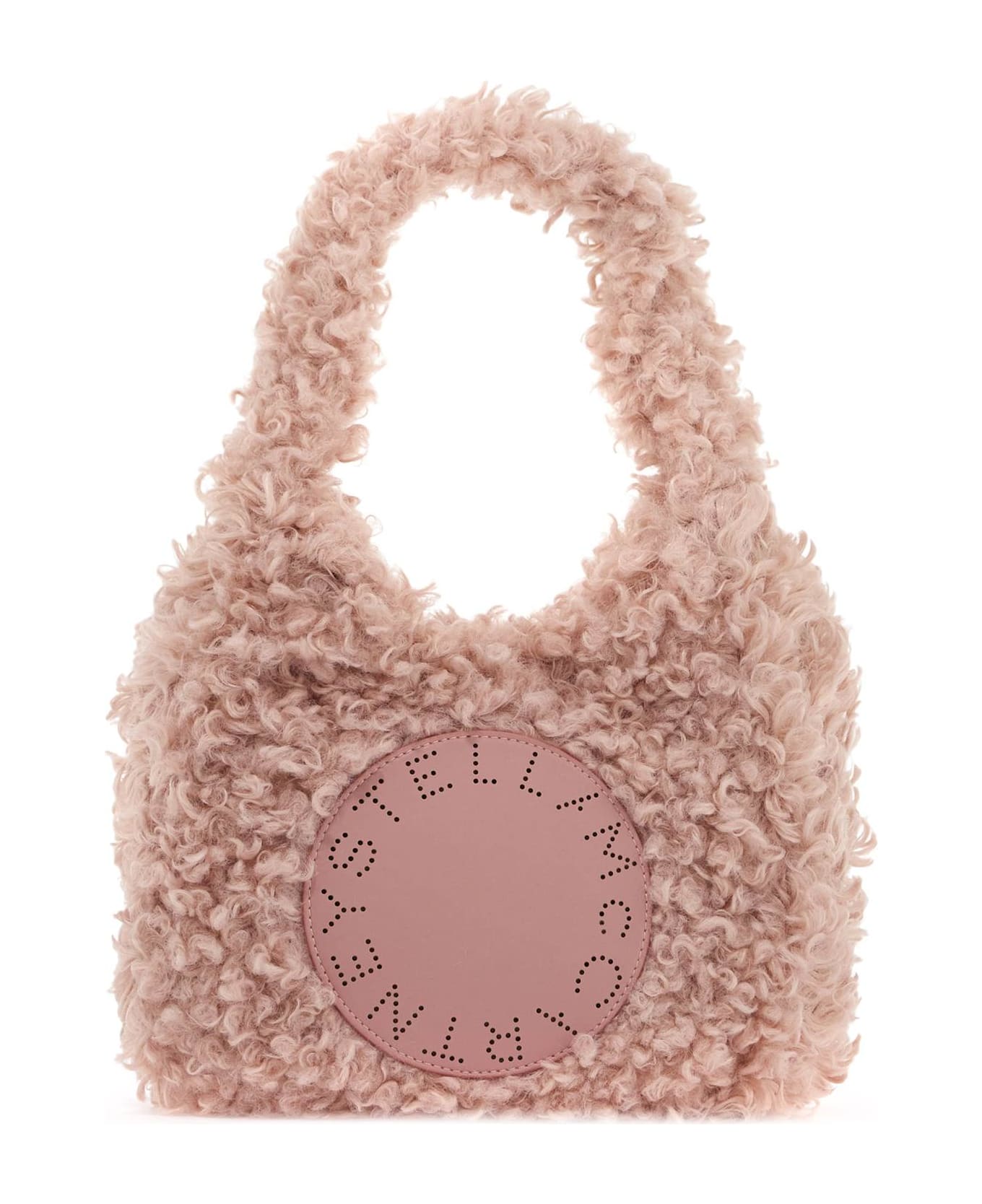Stella McCartney Small Logo Patch Teddy Tote Bag - DUSTY ROSE (Pink)