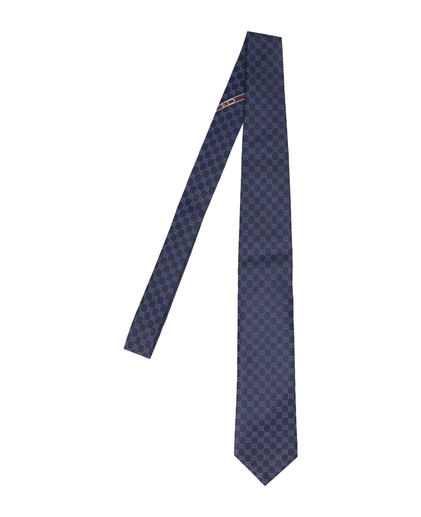 Gucci 'double G' Tie - Blue