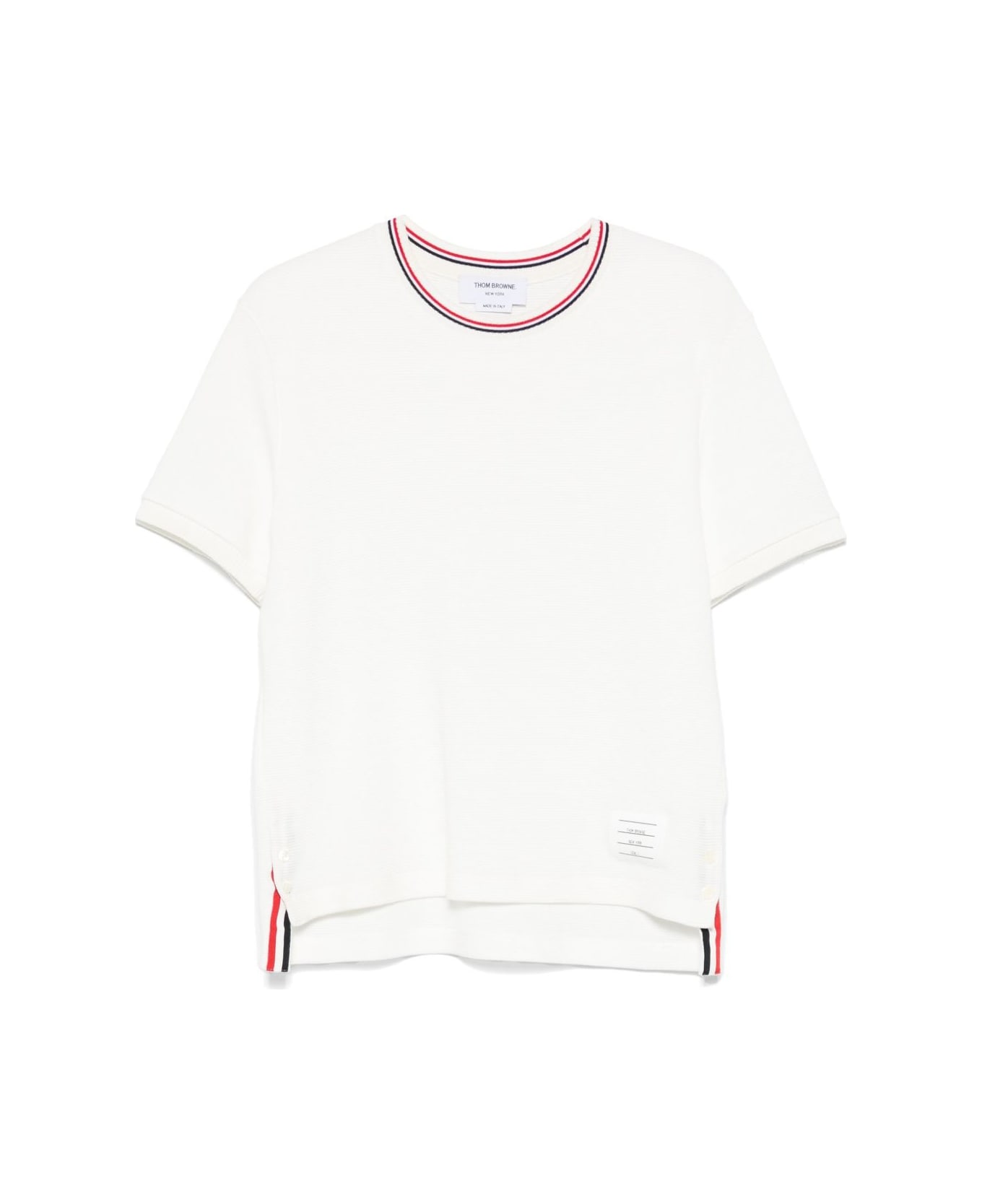 Thom Browne Rwb Cotton T-shirt - White