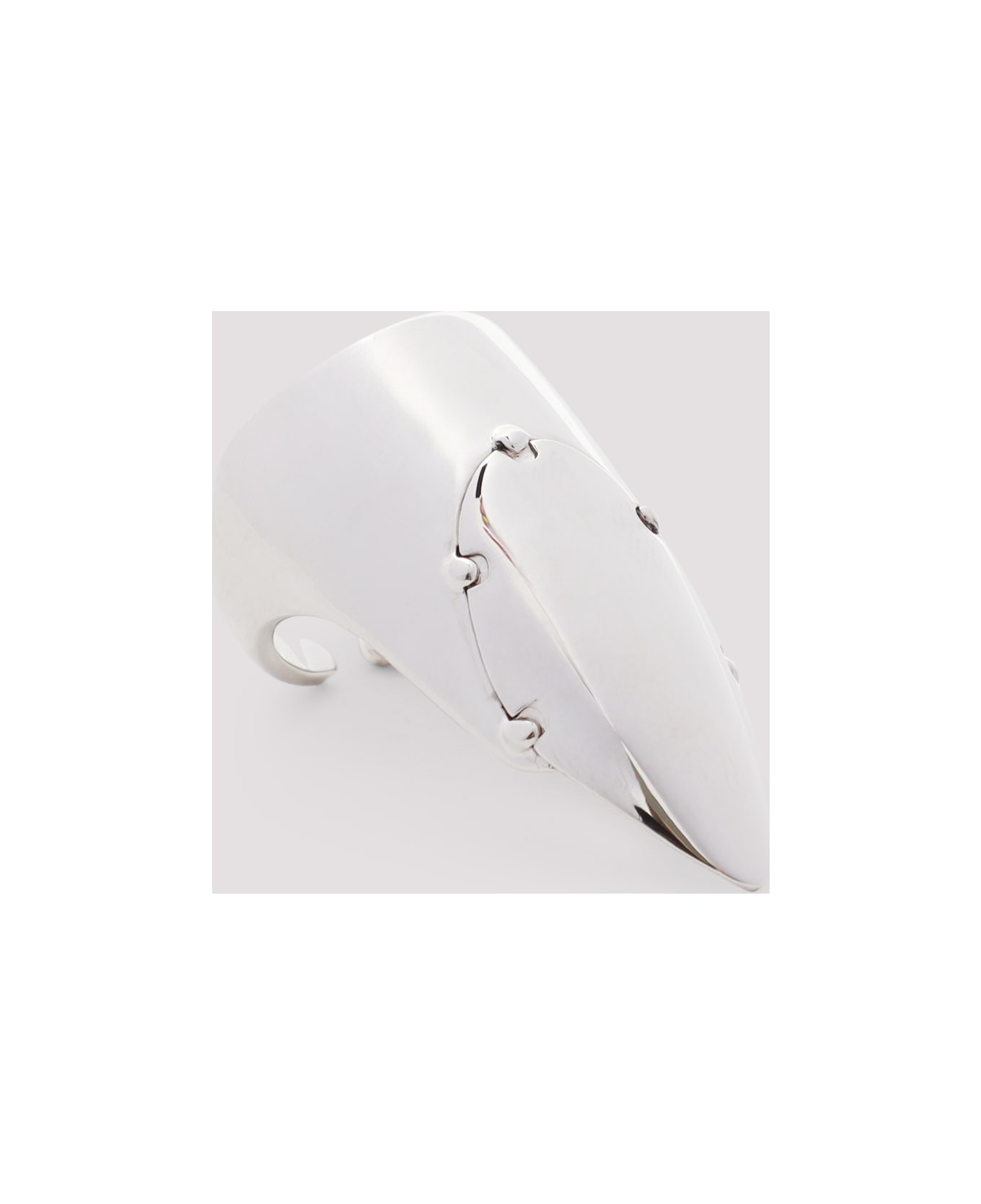 Jean Paul Gaultier Nail Ring - Silver