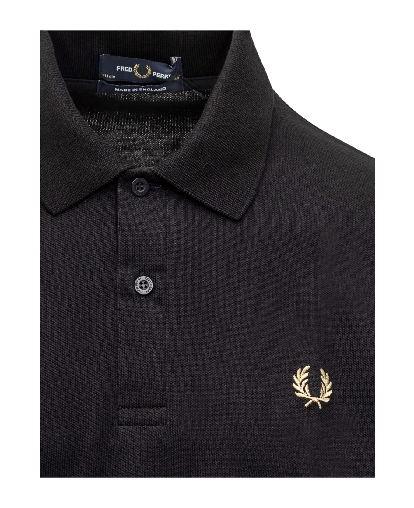 Fred Perry The Origina Polo Shirt - BLACK/CHAMPAGNE