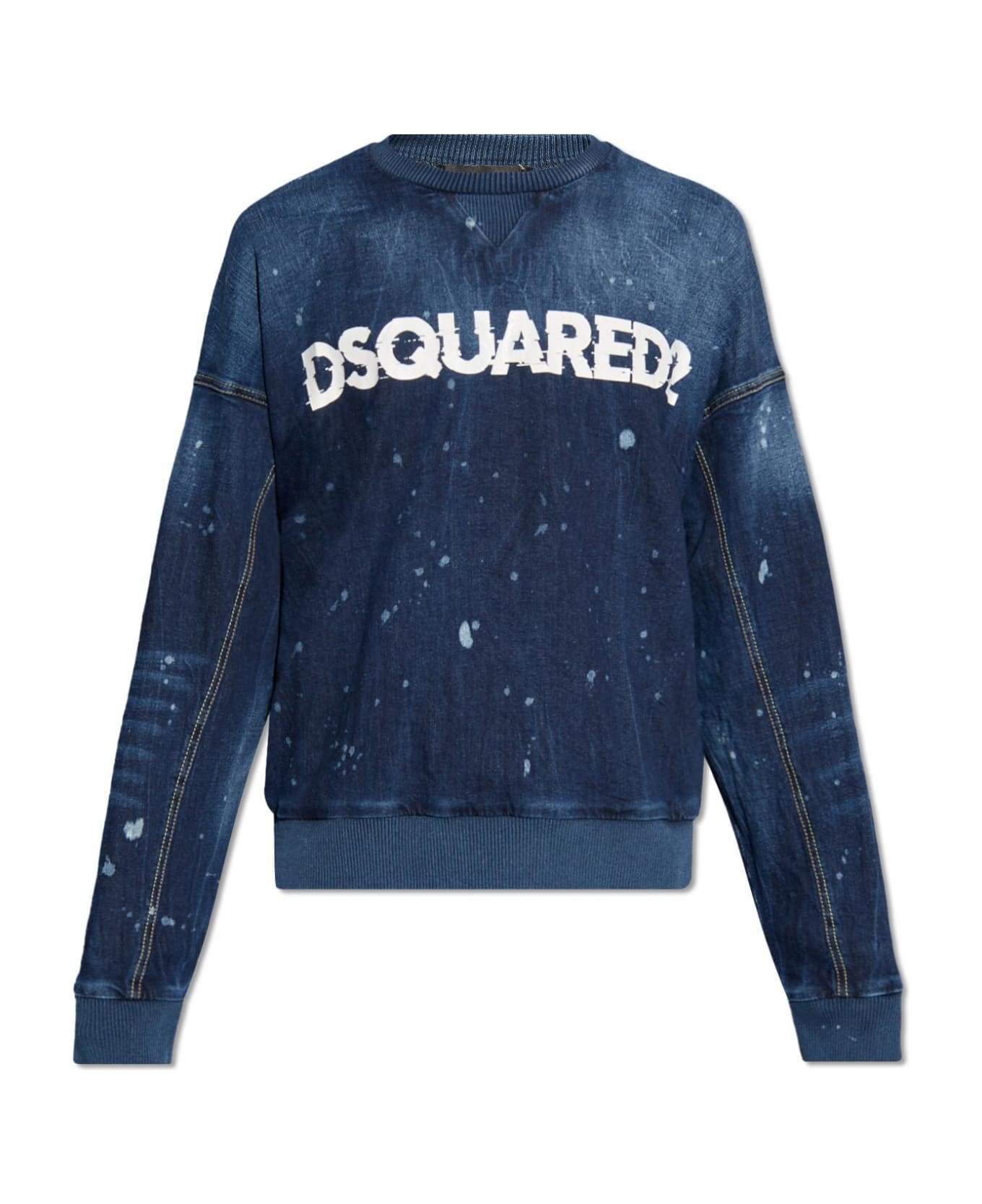 Dsquared2 Cipro Fit Shirt Sweatshirt - DENIM SCURO フリース