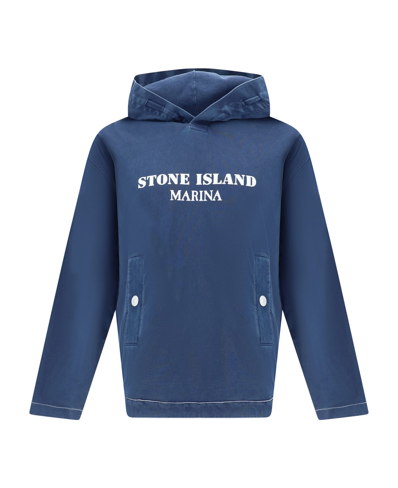 Stone Island Hoodie - Royal フリース