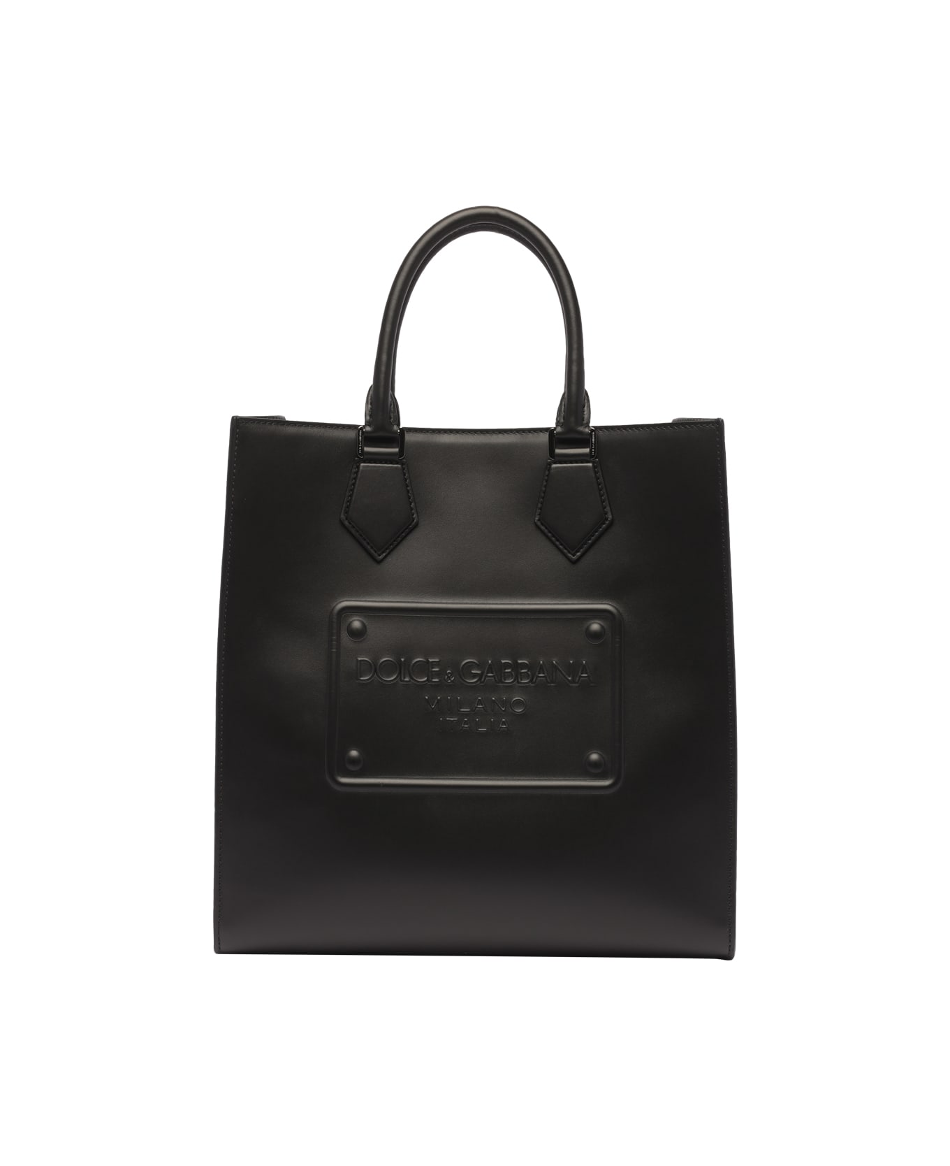 Dolce & Gabbana Tote Logo Bag - Black