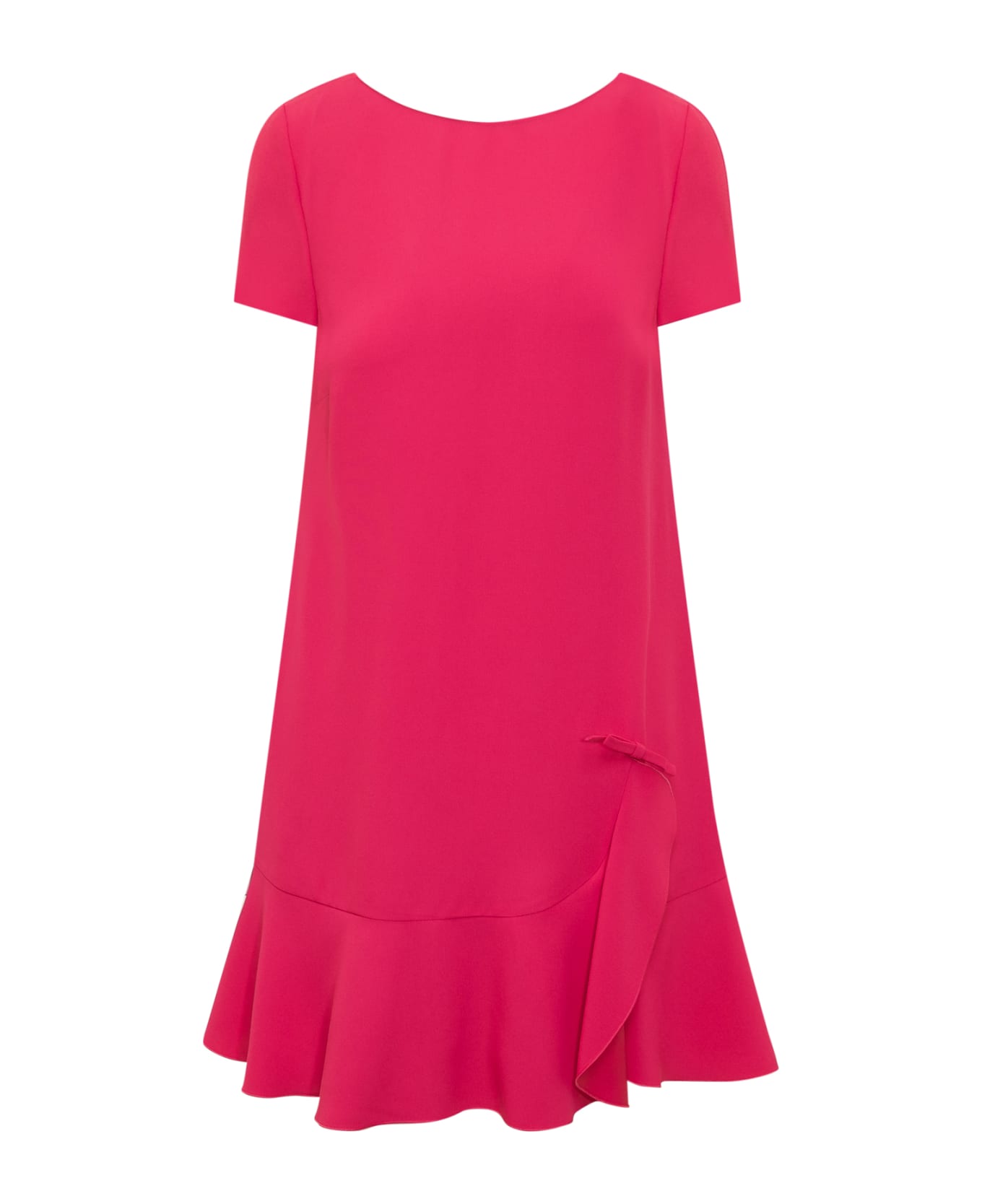 RED Valentino Dress With Neckline - FUCSIA ワンピース＆ドレス