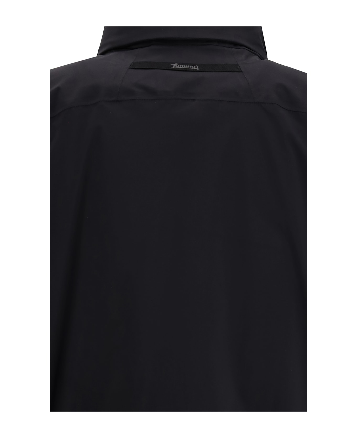 Herno Laminar Bomber Jacket With Zip And Snap Buttons Closure