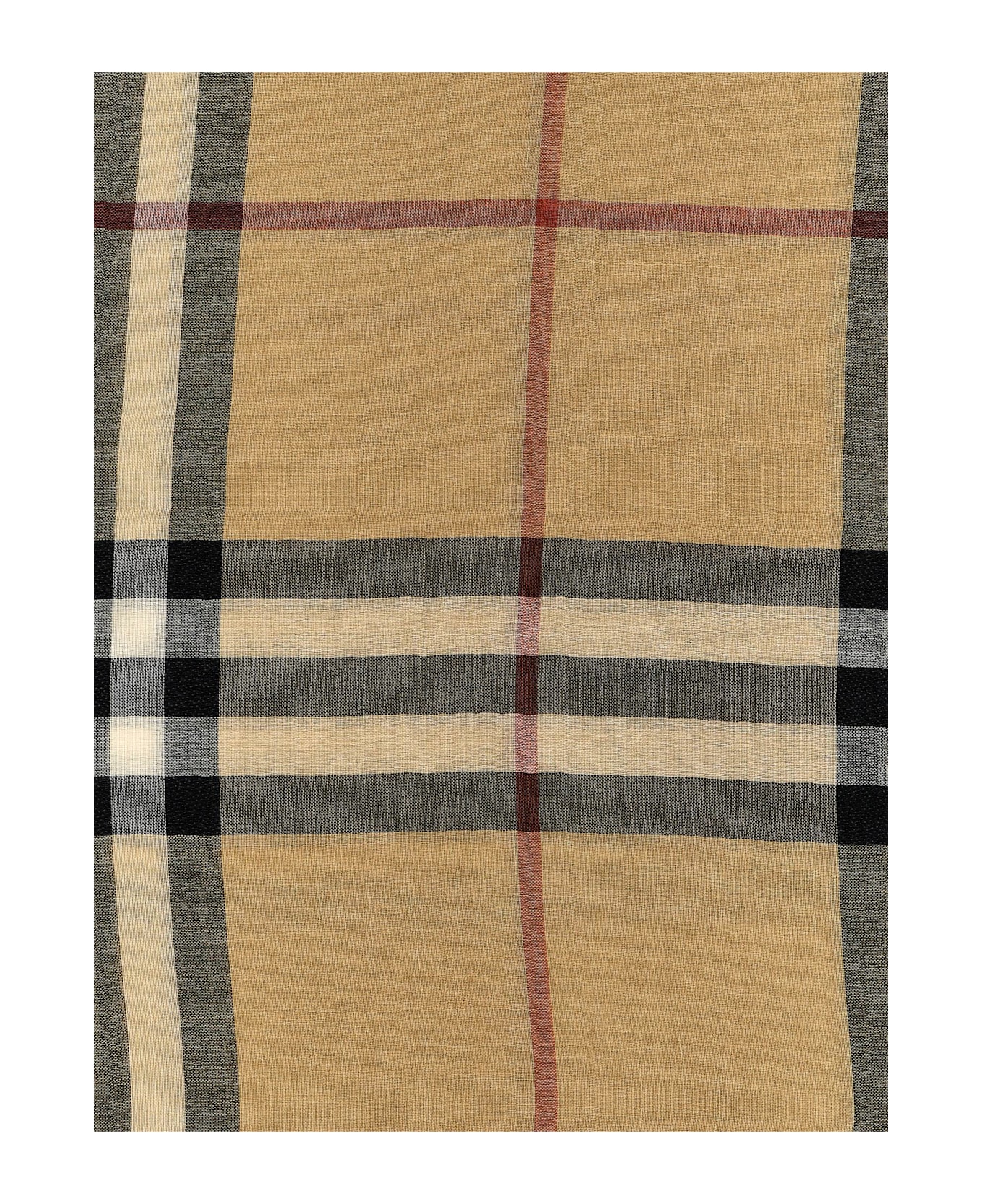 Burberry Check Reversible Scarf - Beige