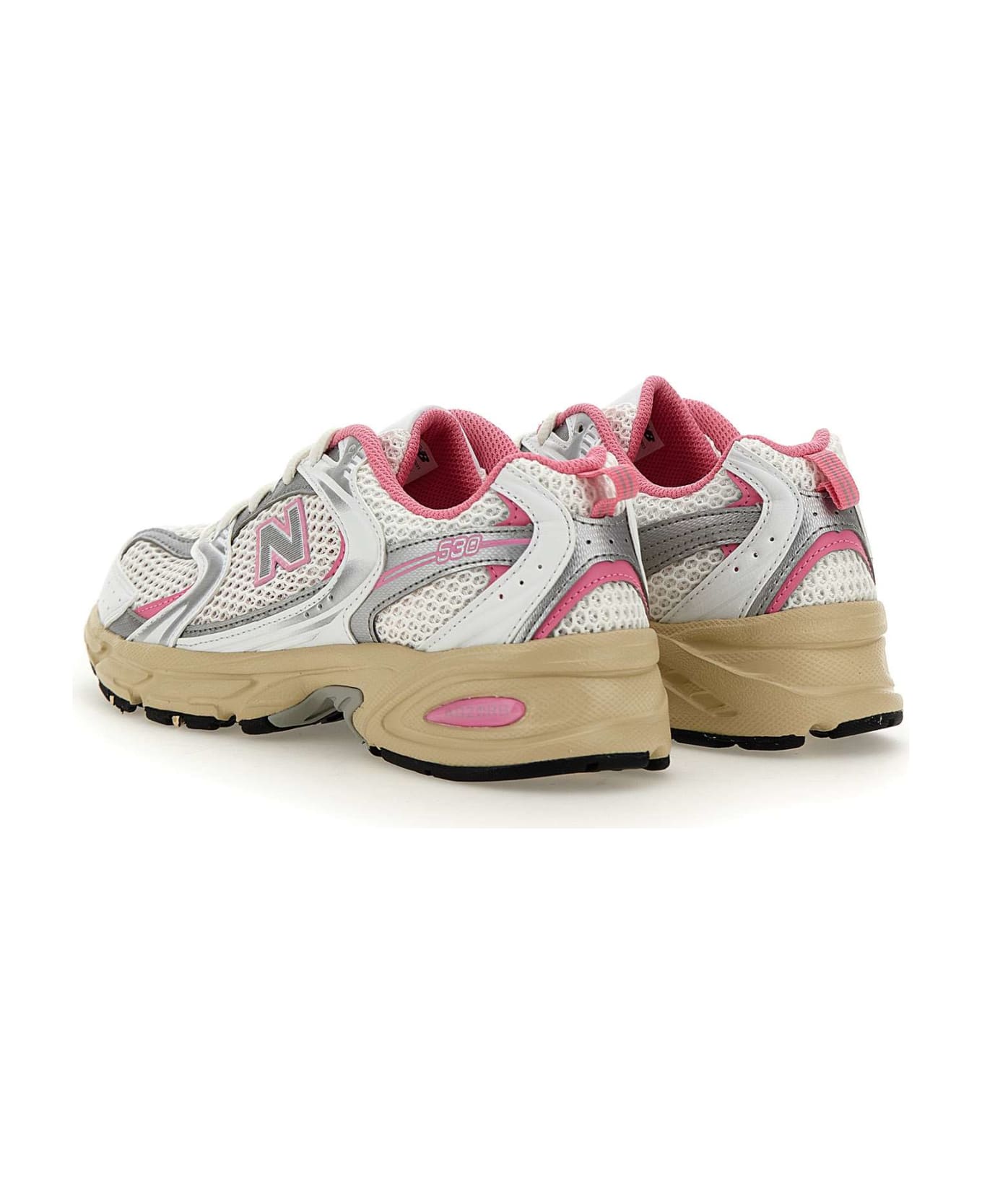 New Balance "mr530" Sneakers - WHITE-PINK