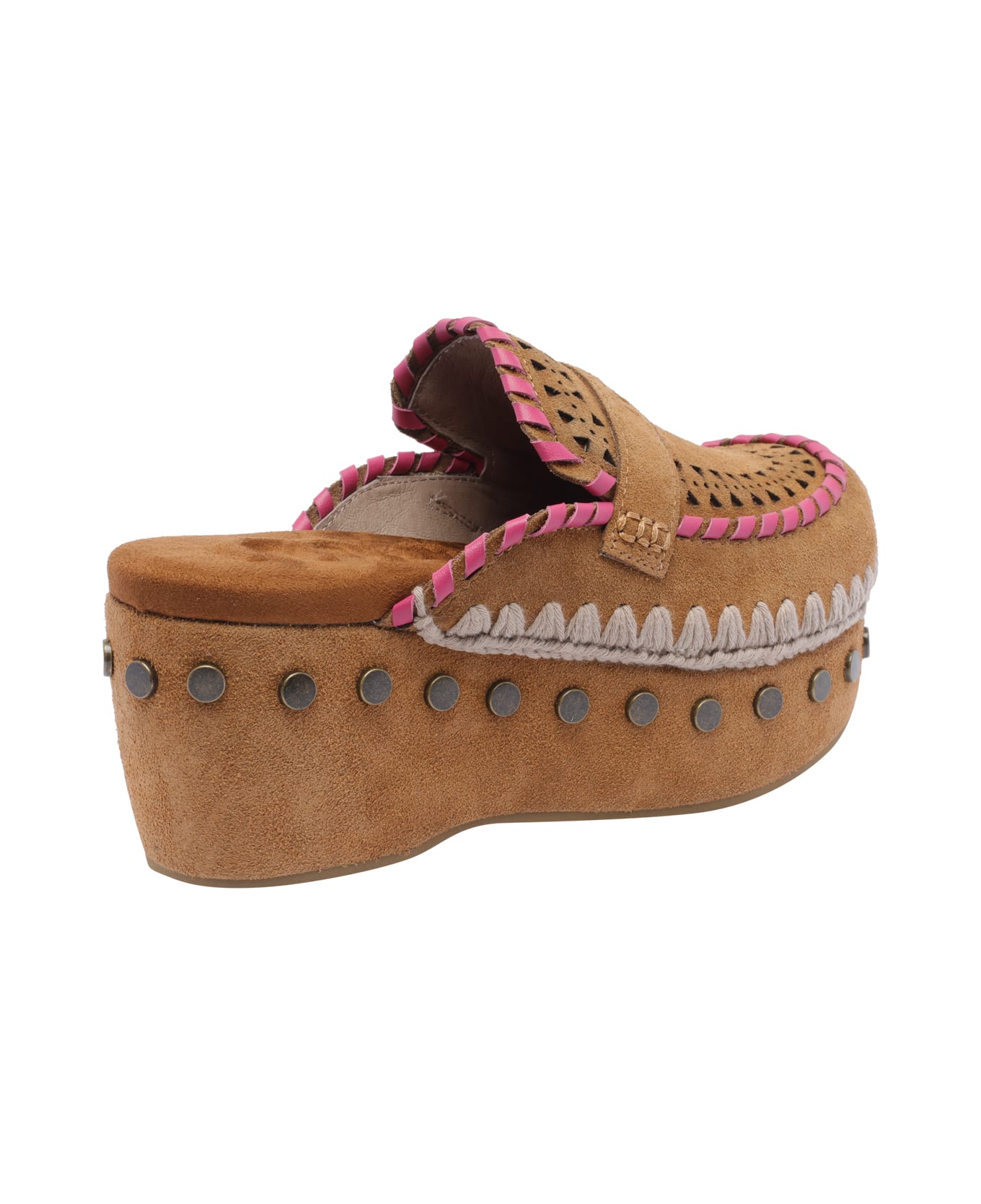 Mou Clog Mules - Brown