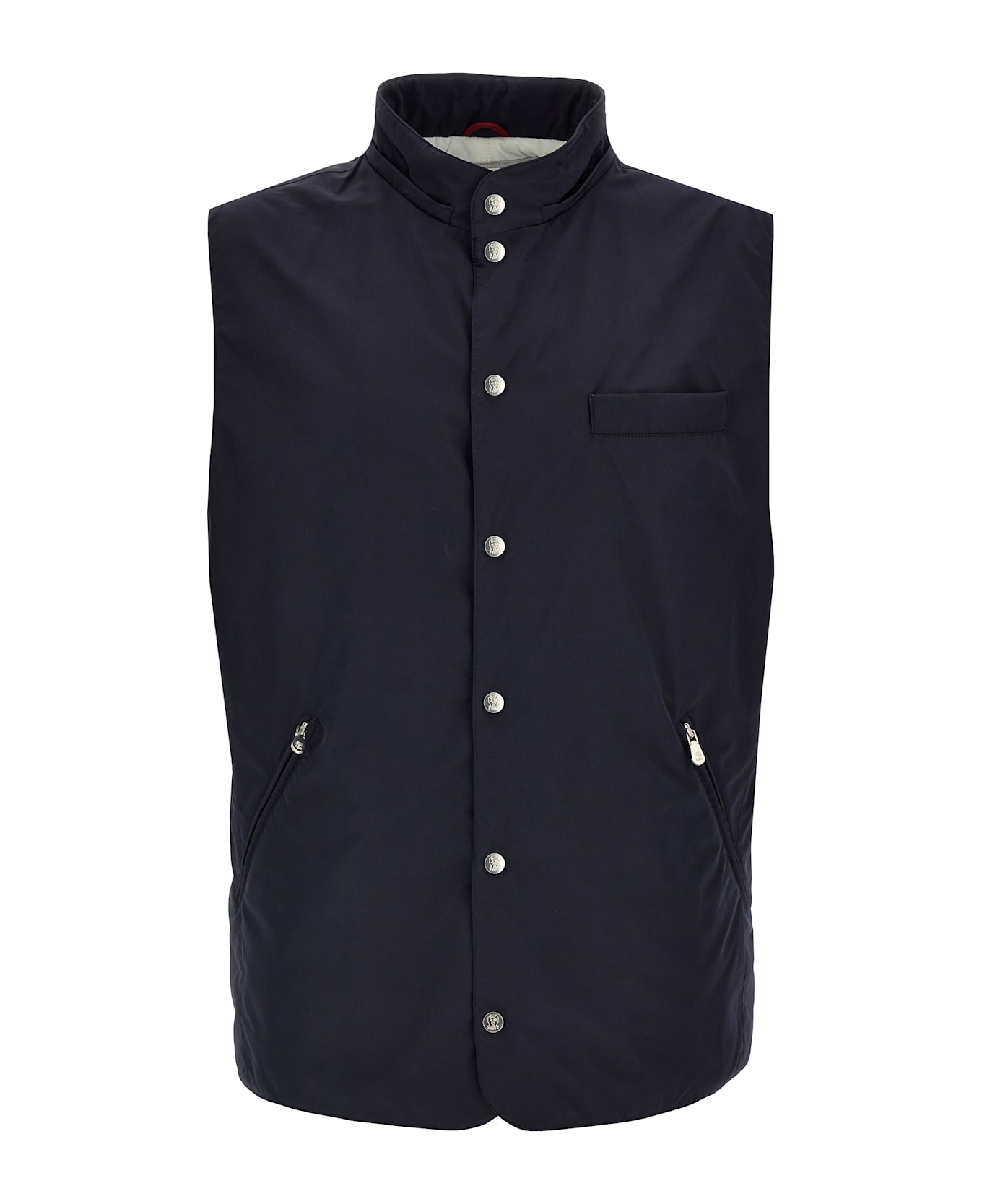 Brunello Cucinelli Water-repellent Vest - Blue