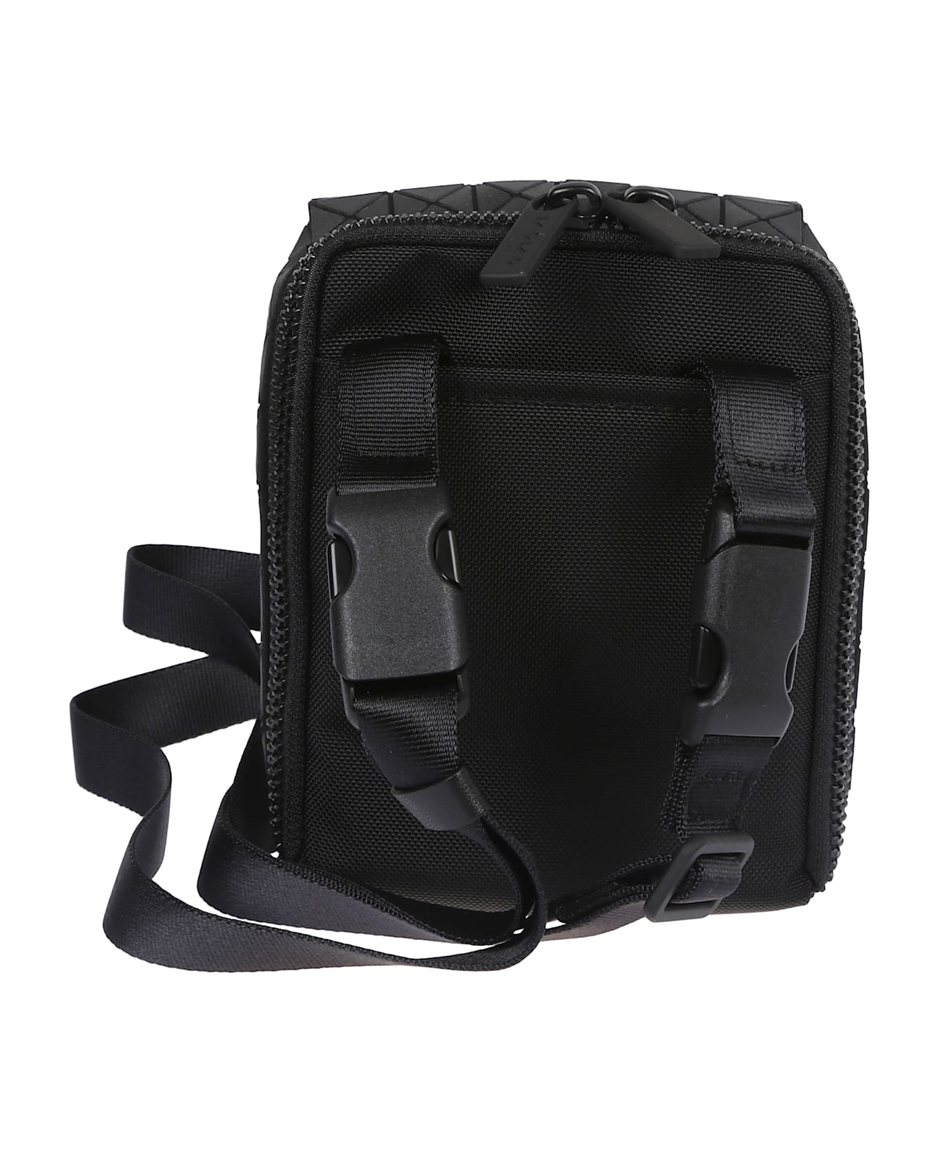 Bao Bao Issey Miyake Leather Shoulder Bag - Black