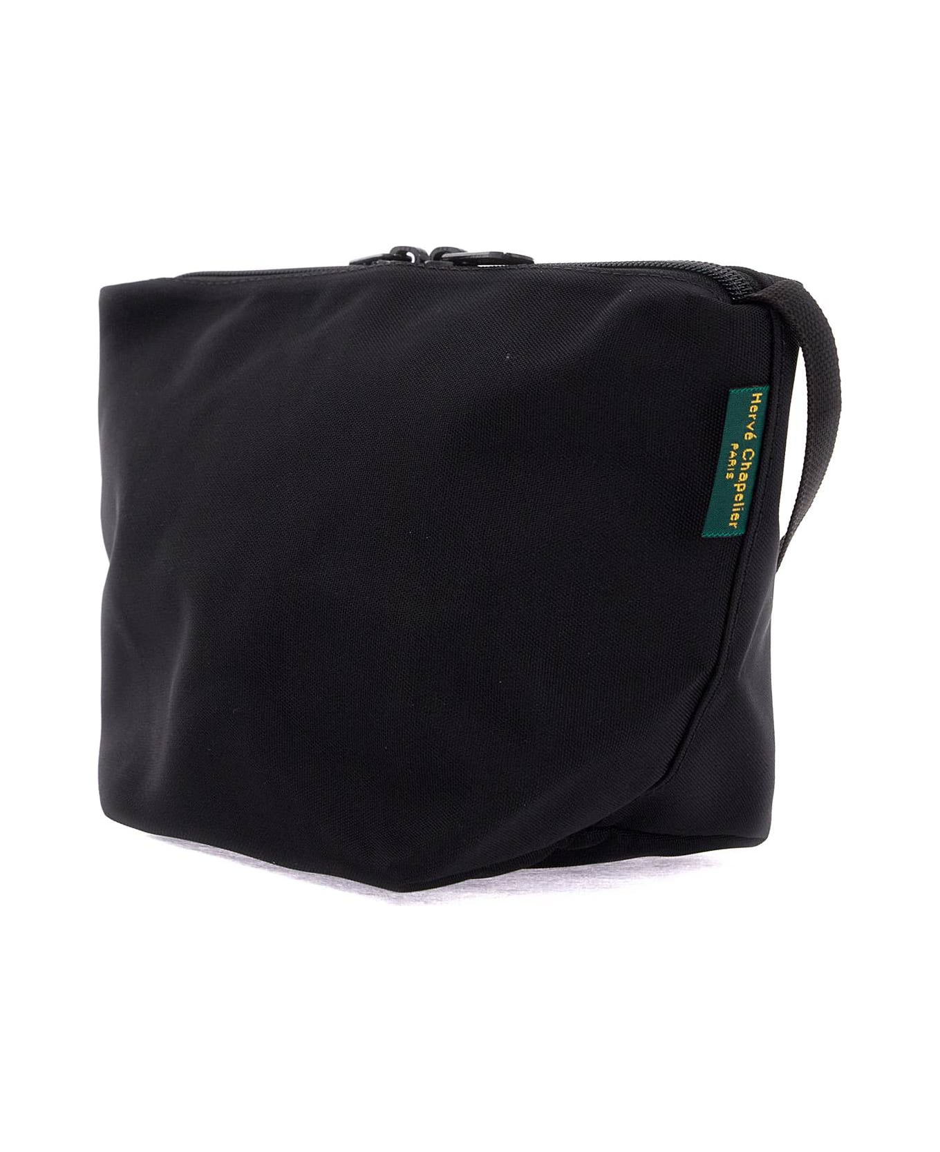 Hervè Chapelier Mini Shoulder Bag With Strap - Black