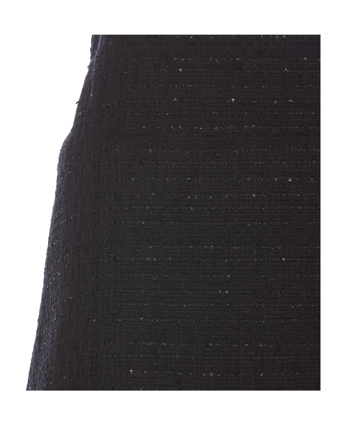 Versace Tweed Mini Skirt - Black スカート