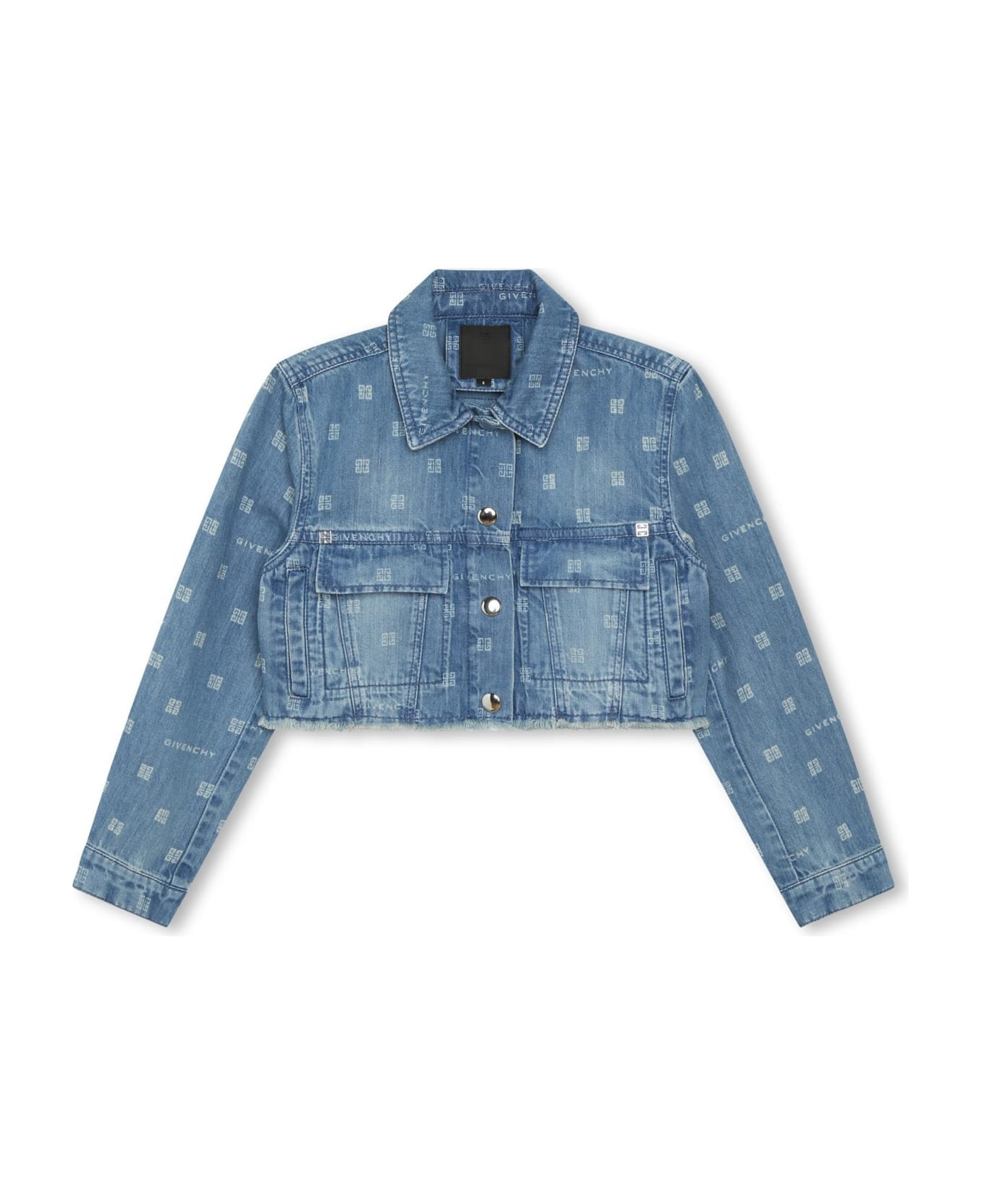Givenchy Cropped Denim Jacket - Blue コート＆ジャケット