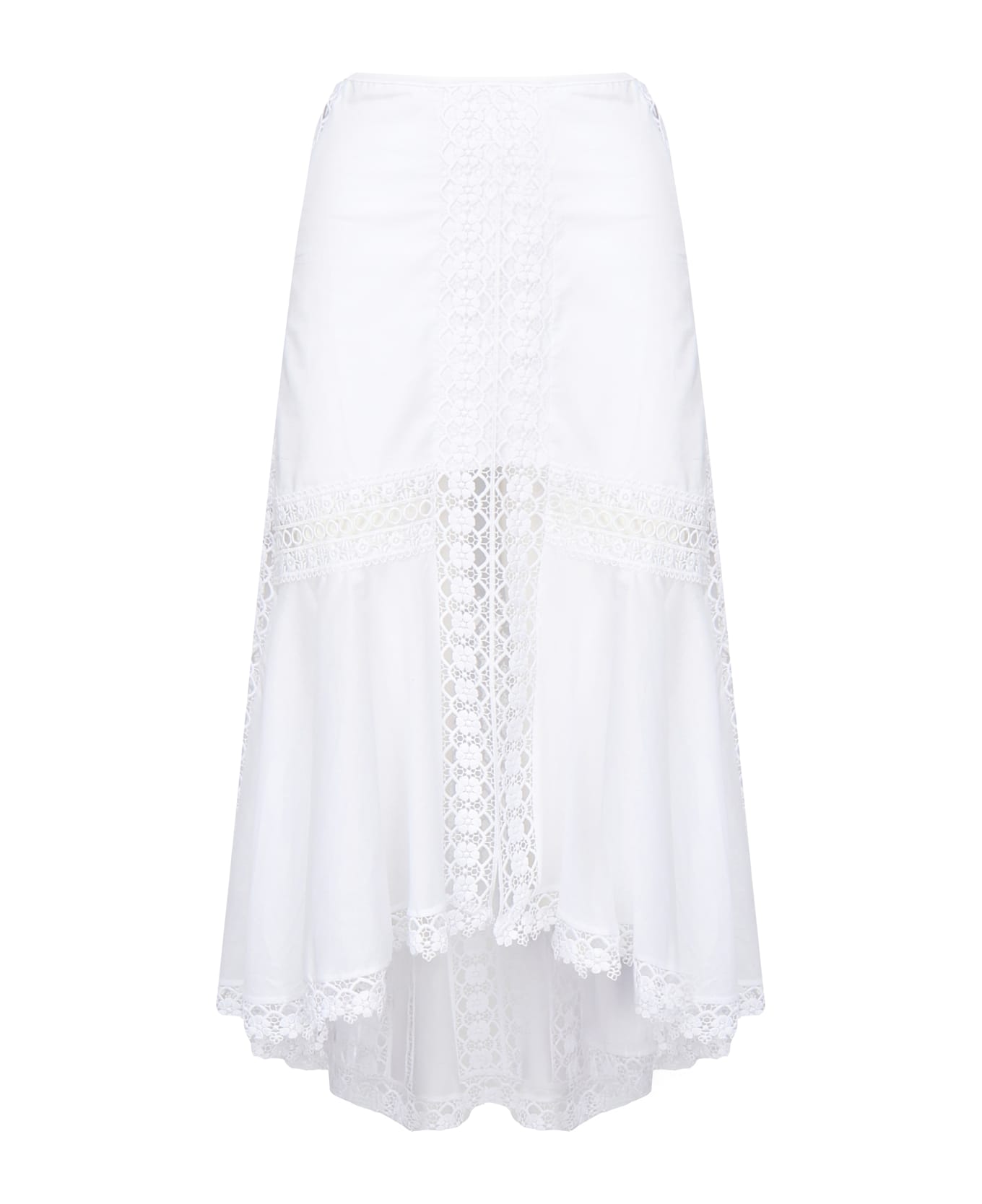 Charo Ruiz Clair Long Skirt - White