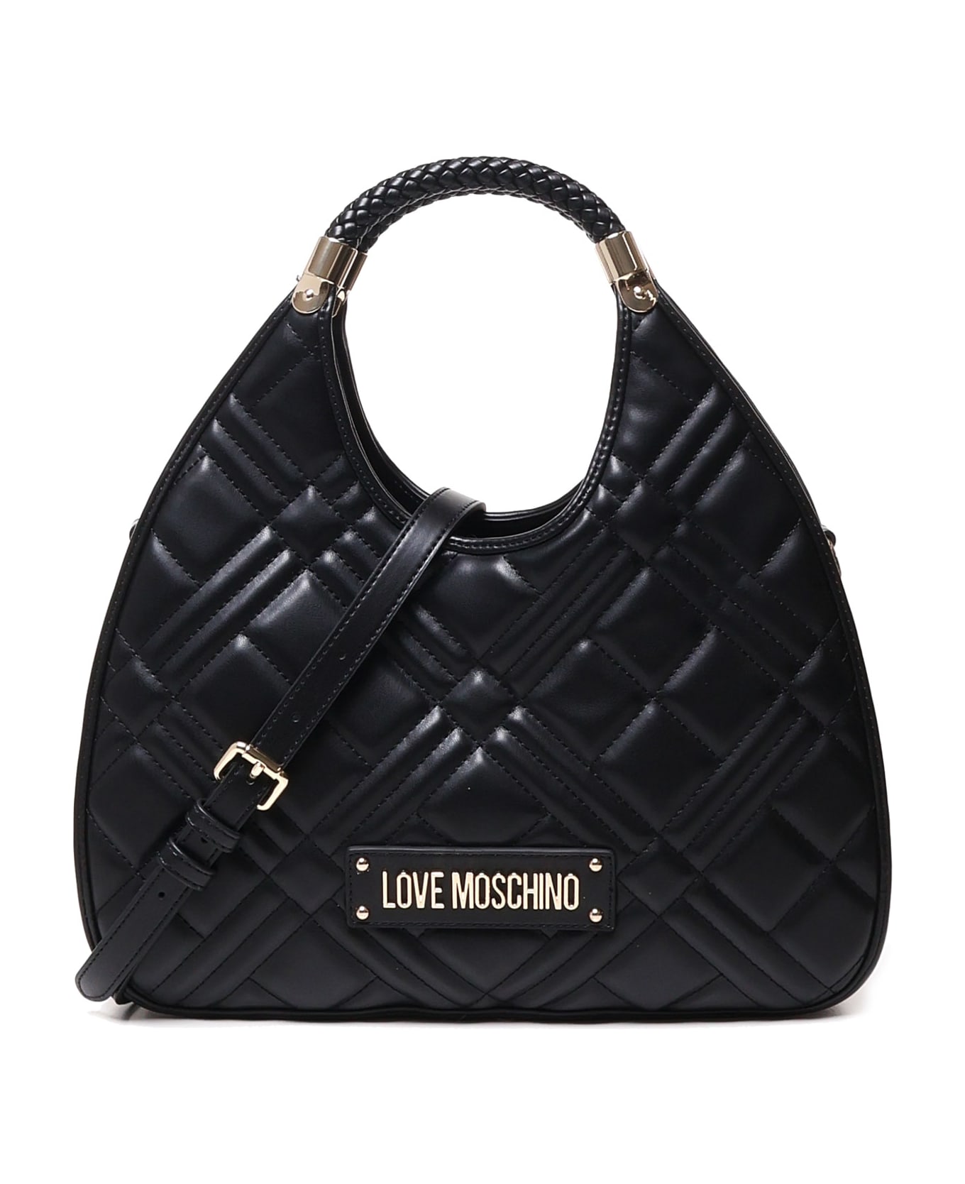 Love Moschino Quilted Handbag - Black